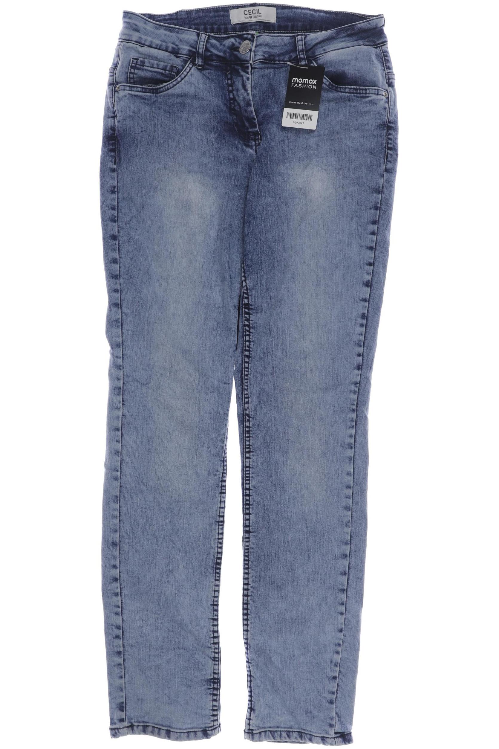 

CECIL Damen Jeans, blau