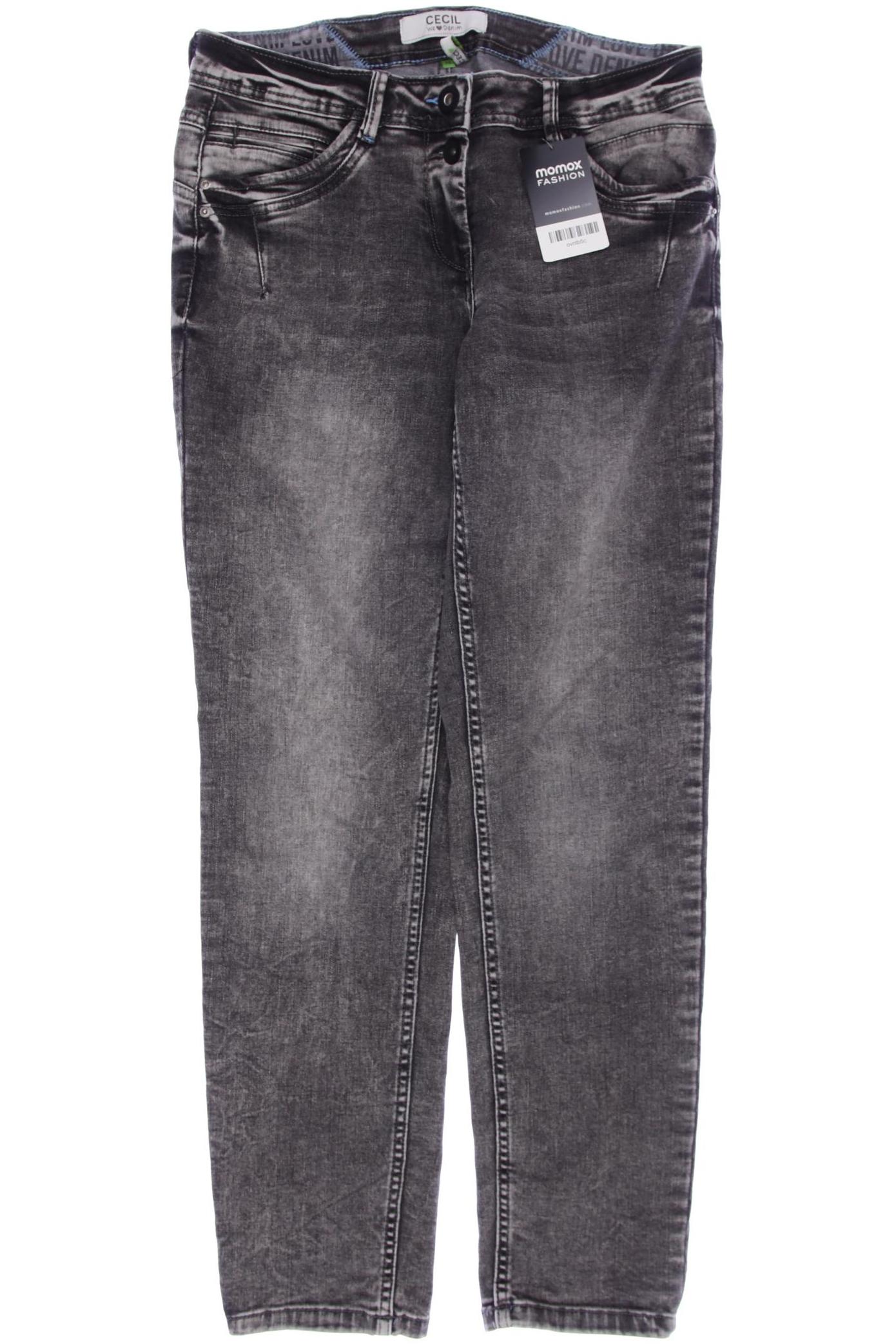 

CECIL Damen Jeans, grau