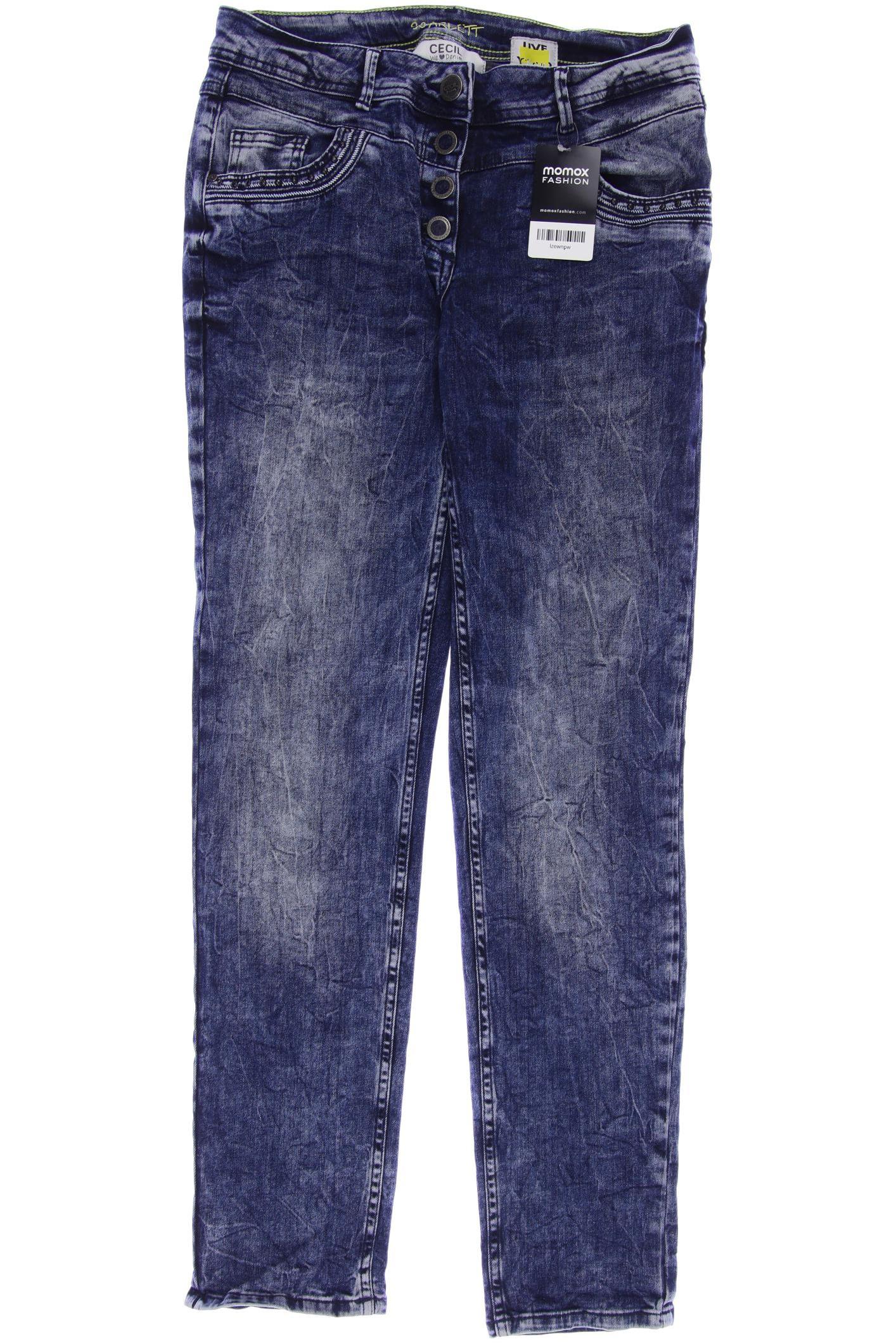 

CECIL Damen Jeans, marineblau
