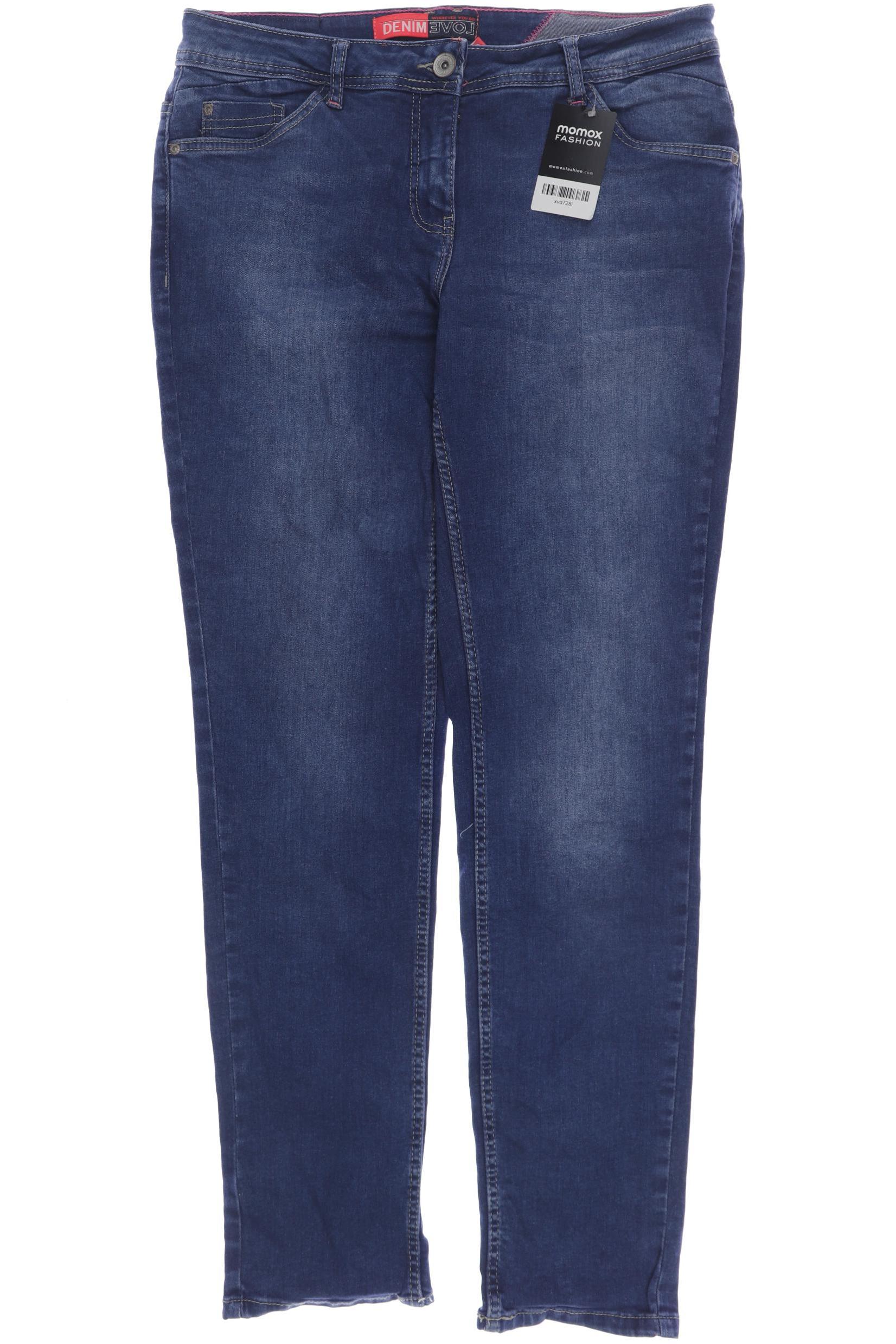 

CECIL Damen Jeans, blau