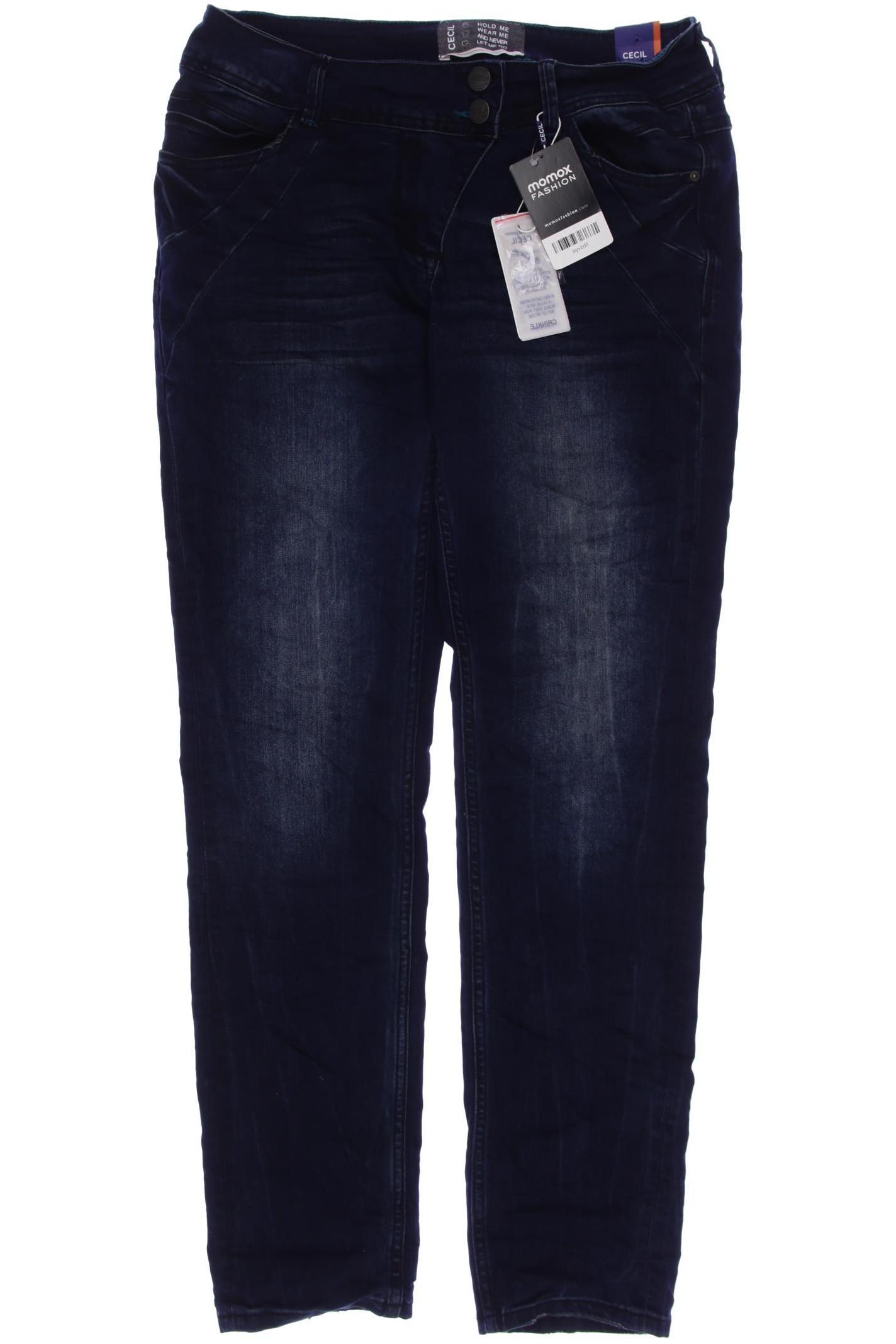 

CECIL Damen Jeans, marineblau