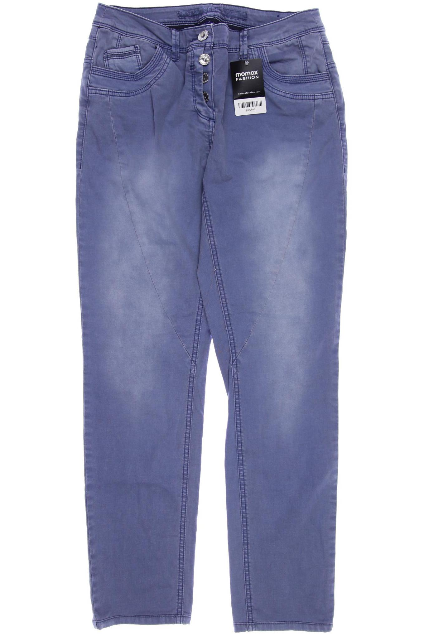 

CECIL Damen Jeans, blau
