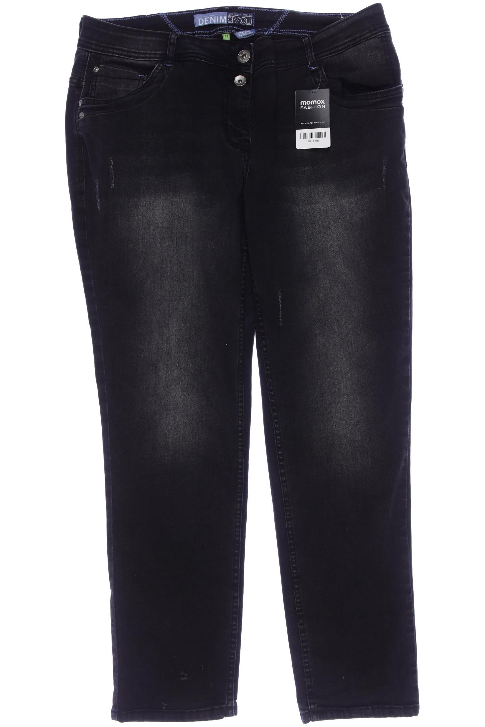 

Cecil Damen Jeans, schwarz, Gr. 33