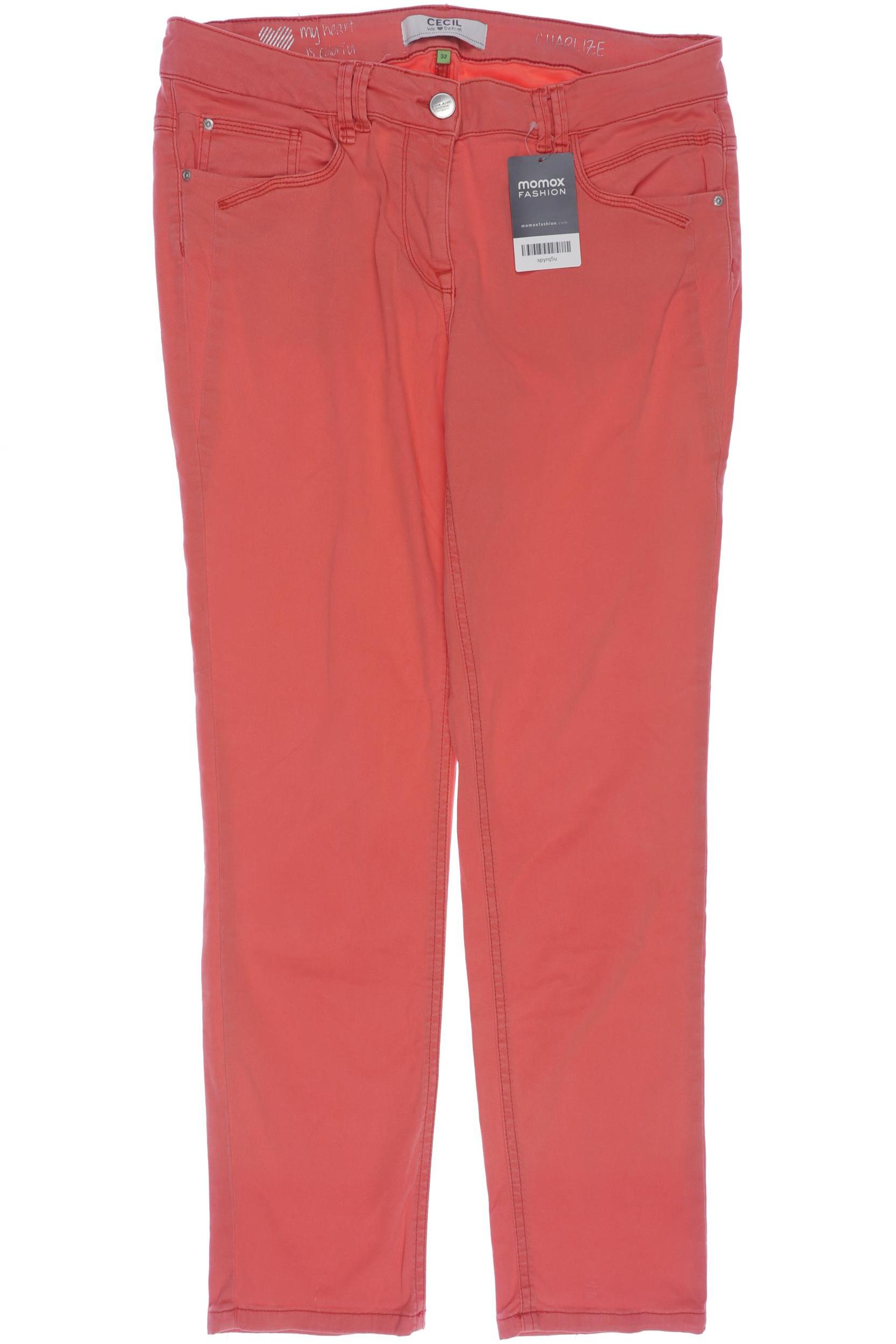 

Cecil Damen Jeans, rot, Gr. 32