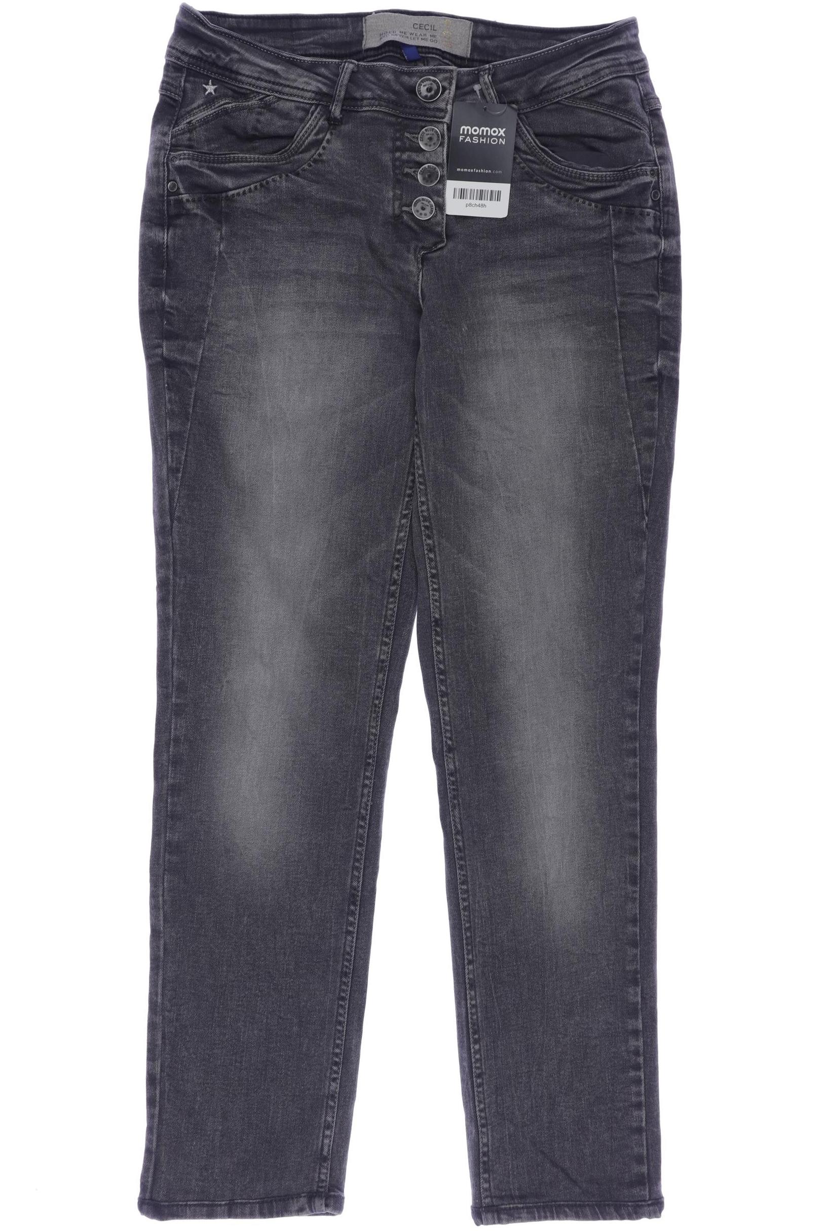 

Cecil Damen Jeans, grau, Gr. 28