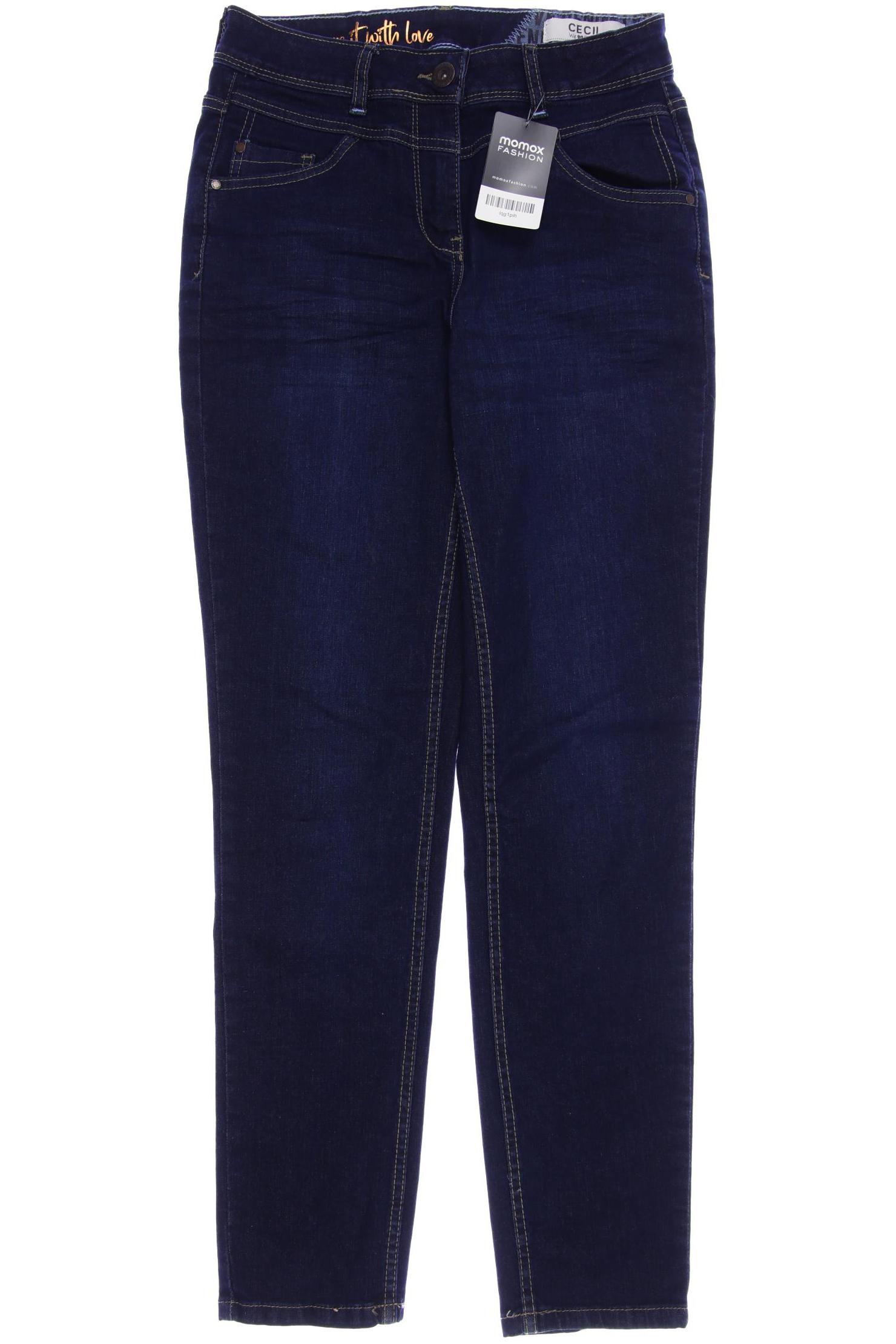 

CECIL Damen Jeans, marineblau