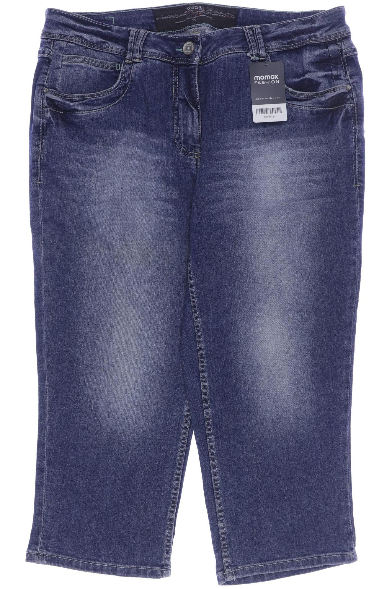 

CECIL Damen Jeans, blau