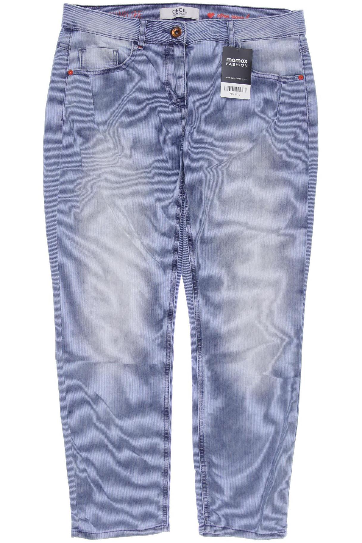 

CECIL Damen Jeans, blau