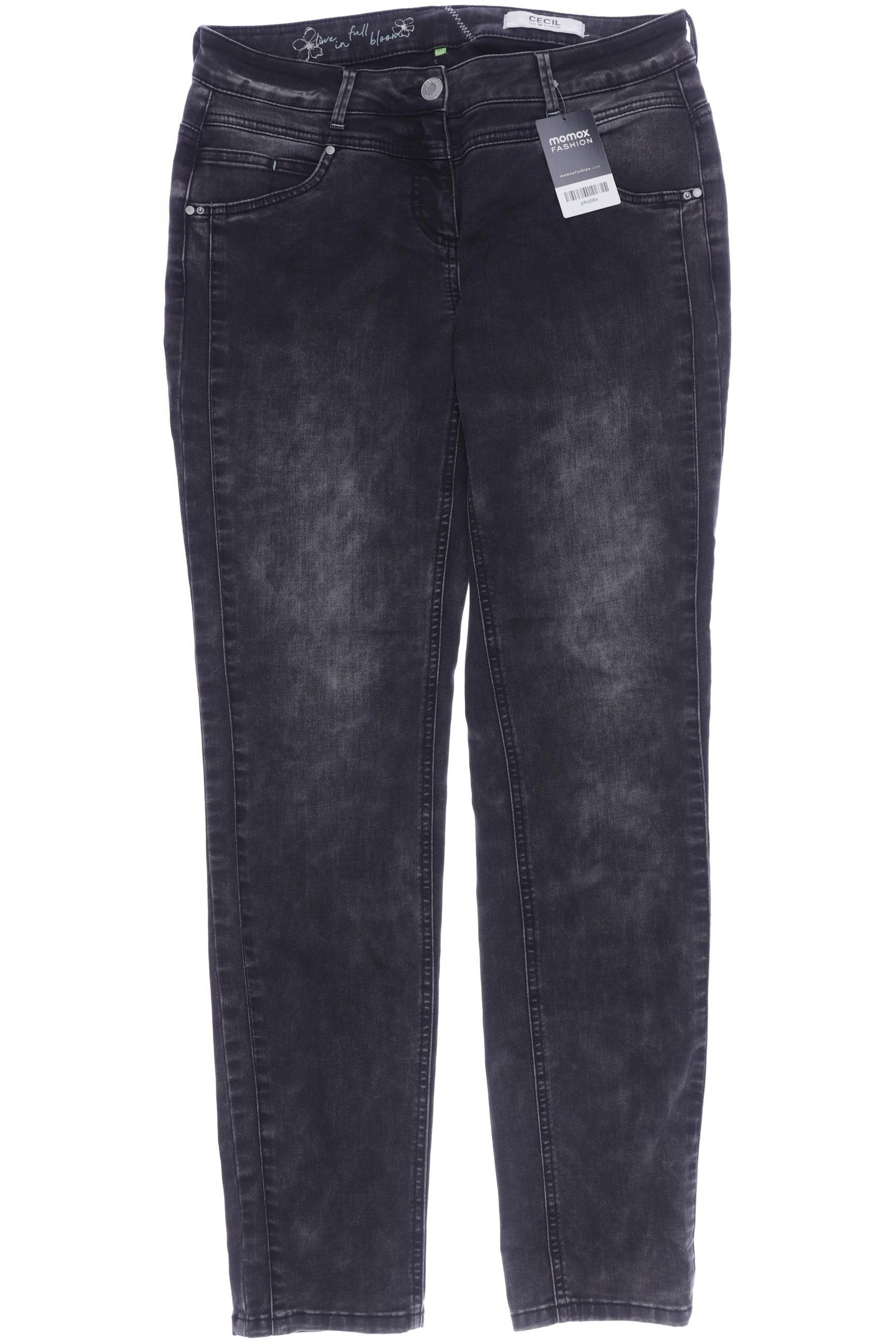 

CECIL Damen Jeans, grau