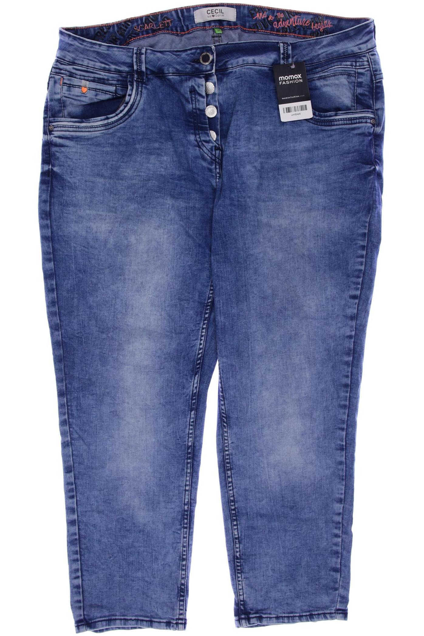 

CECIL Damen Jeans, blau