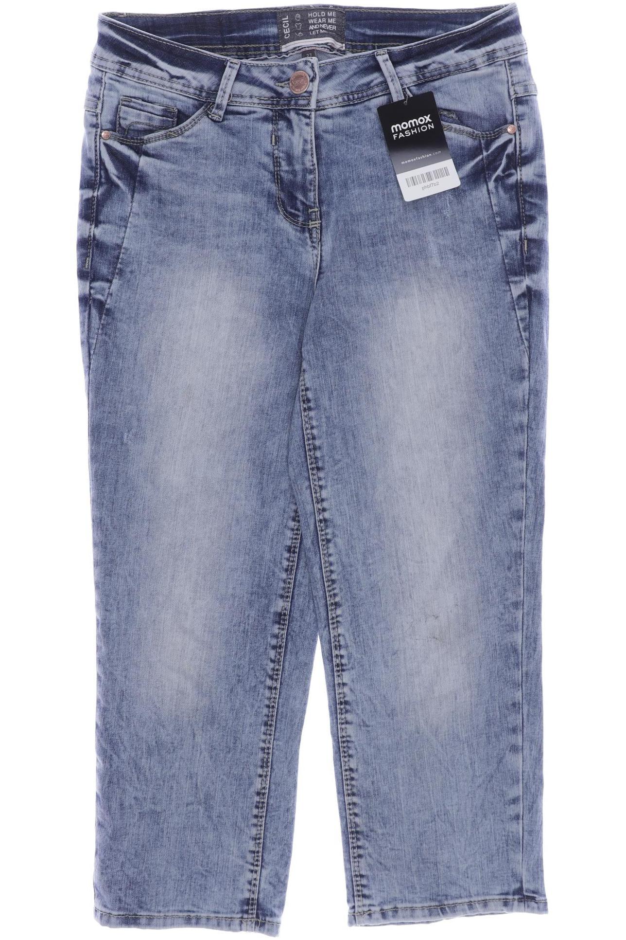 

CECIL Damen Jeans, blau