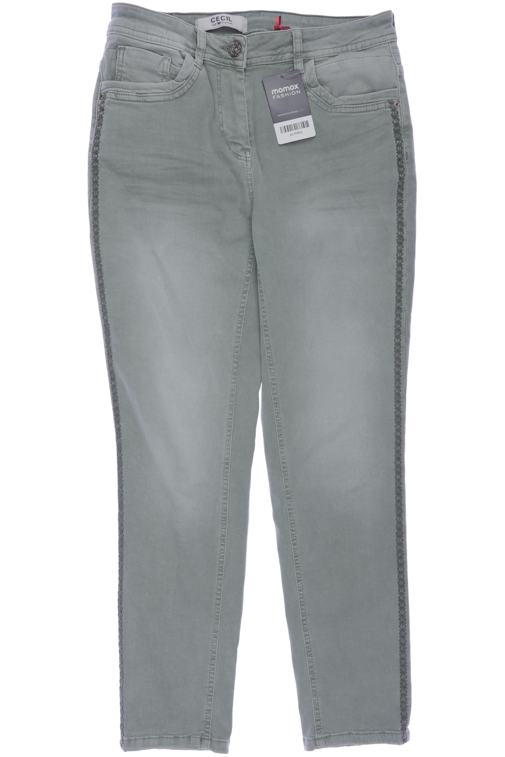 

Cecil Damen Jeans, grün, Gr. 28