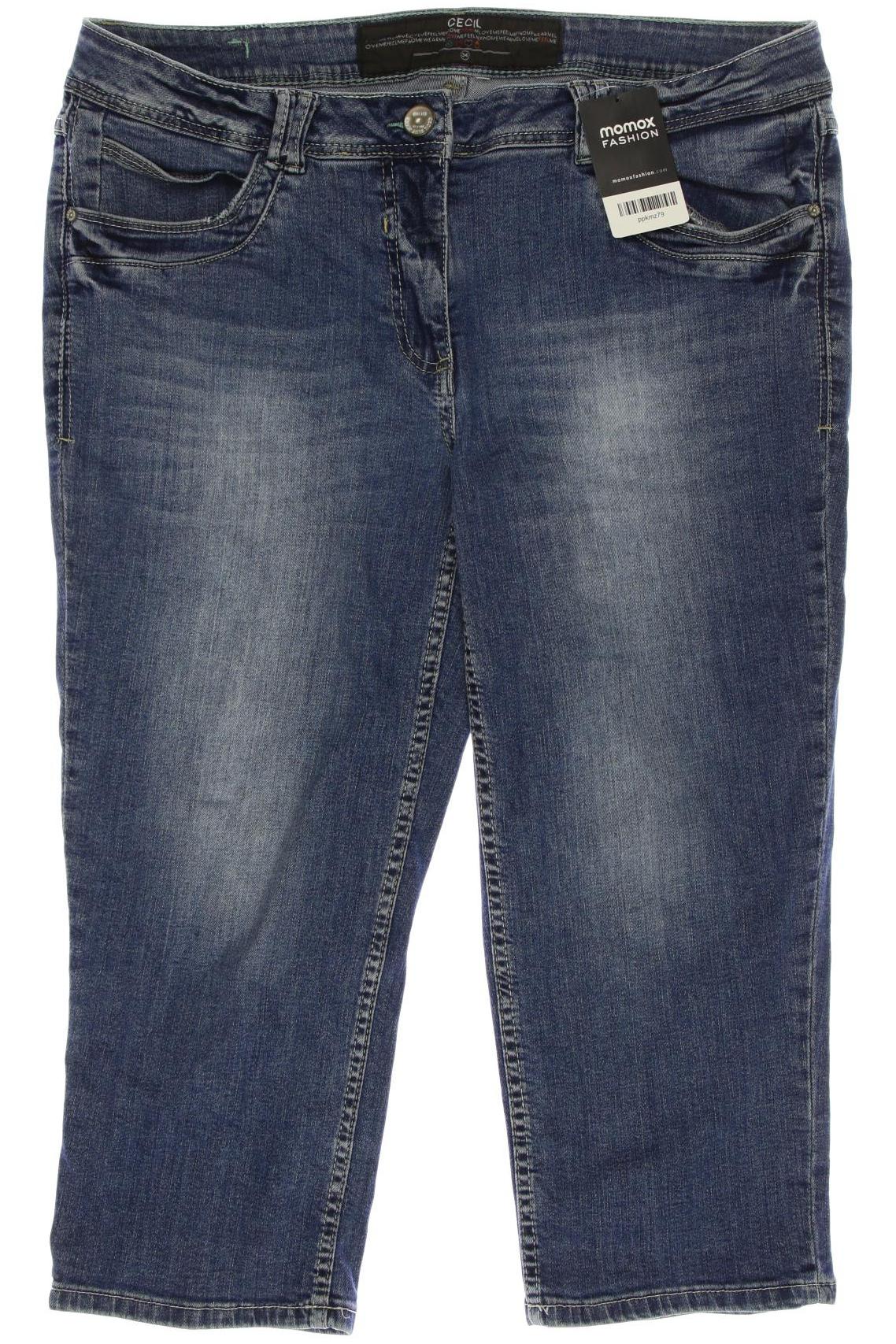 

CECIL Damen Jeans, blau