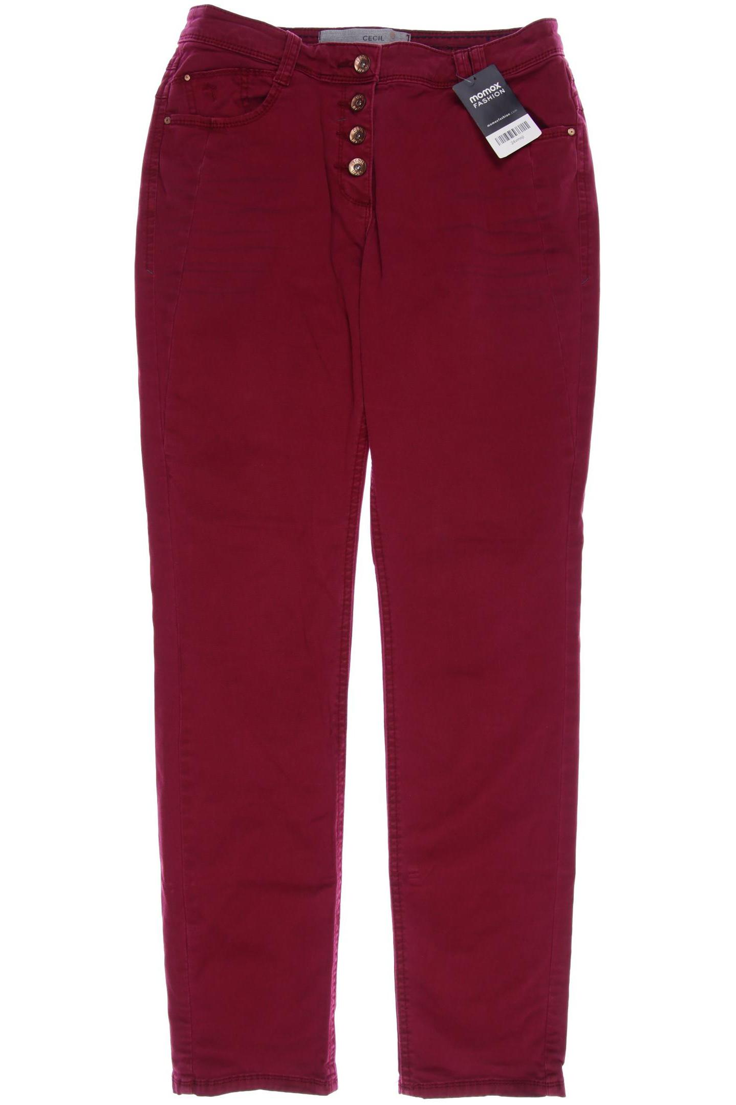 

Cecil Damen Jeans, rot, Gr. 28