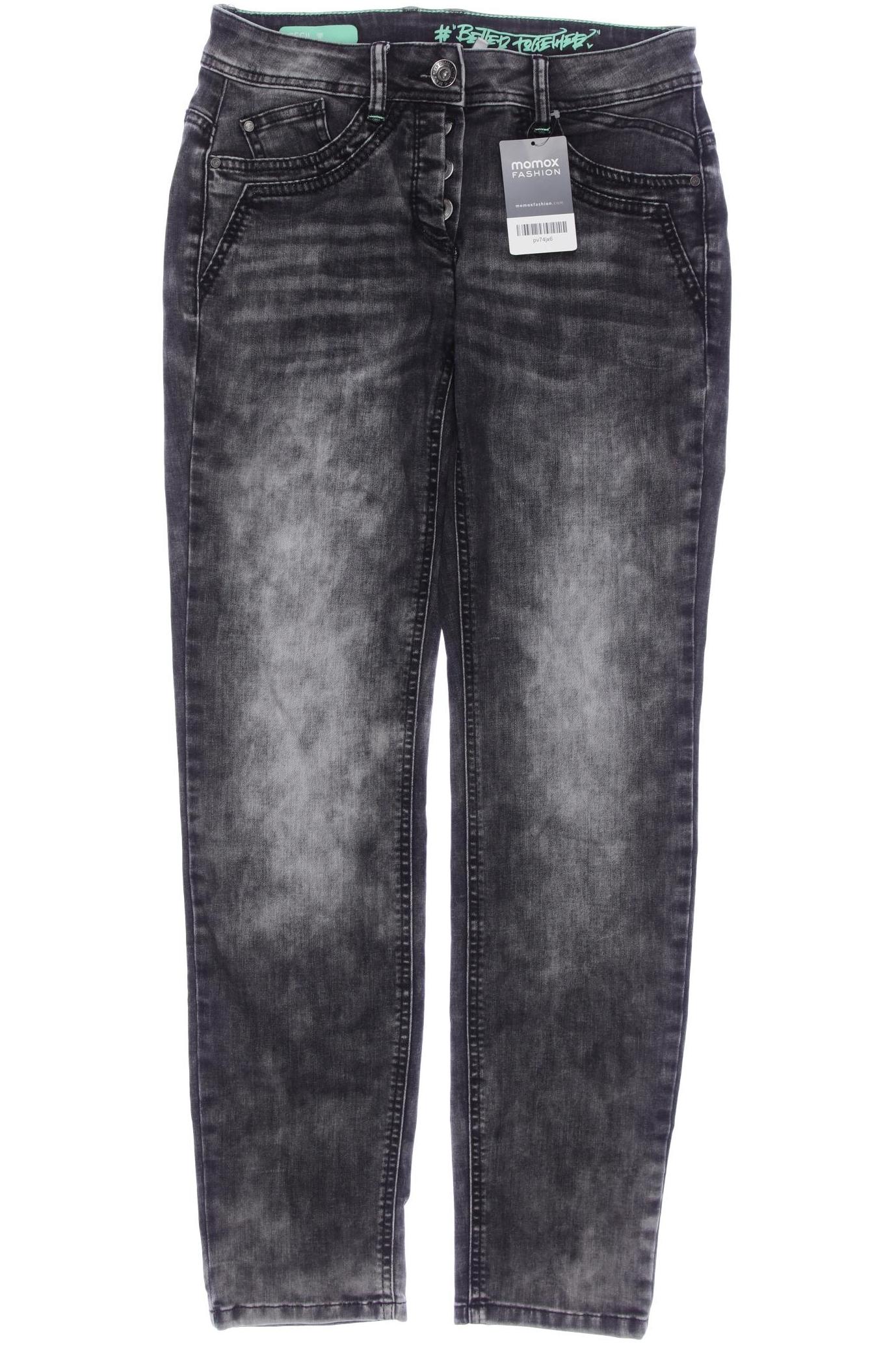 

Cecil Damen Jeans, grau, Gr. 27