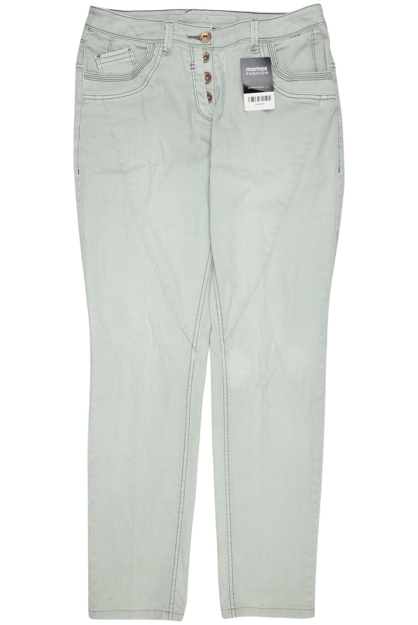 

Cecil Damen Jeans, hellgrün, Gr. 28