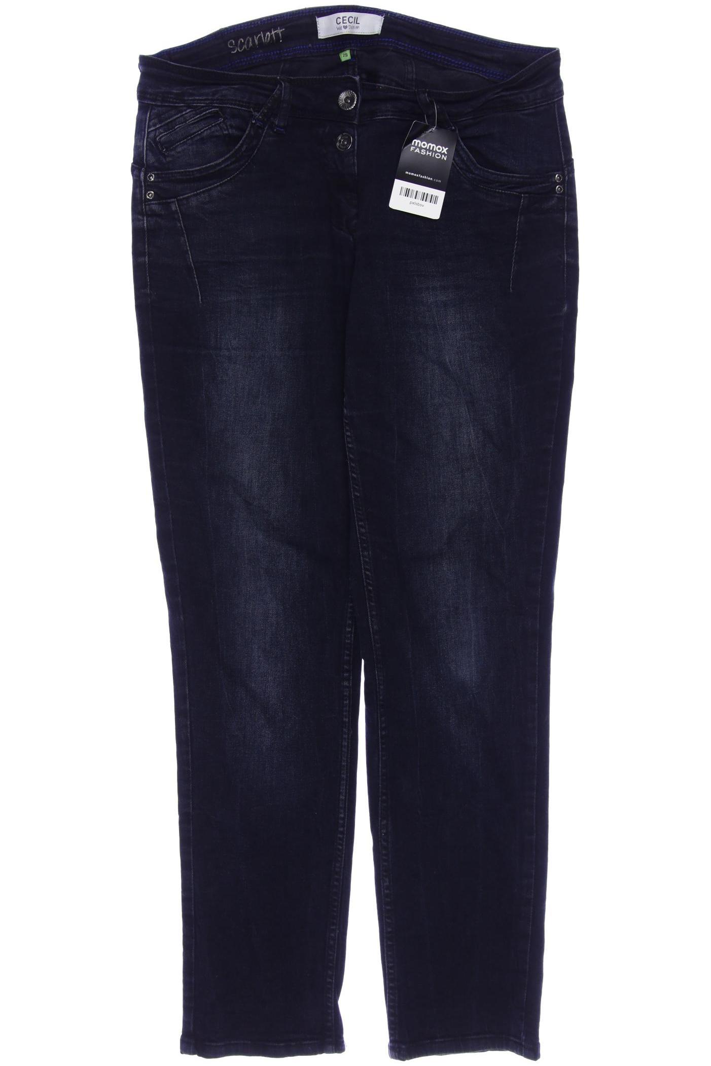 

CECIL Damen Jeans, marineblau