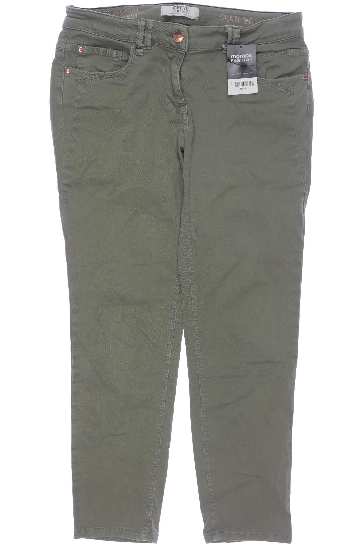 

Cecil Damen Jeans, grün, Gr. 34