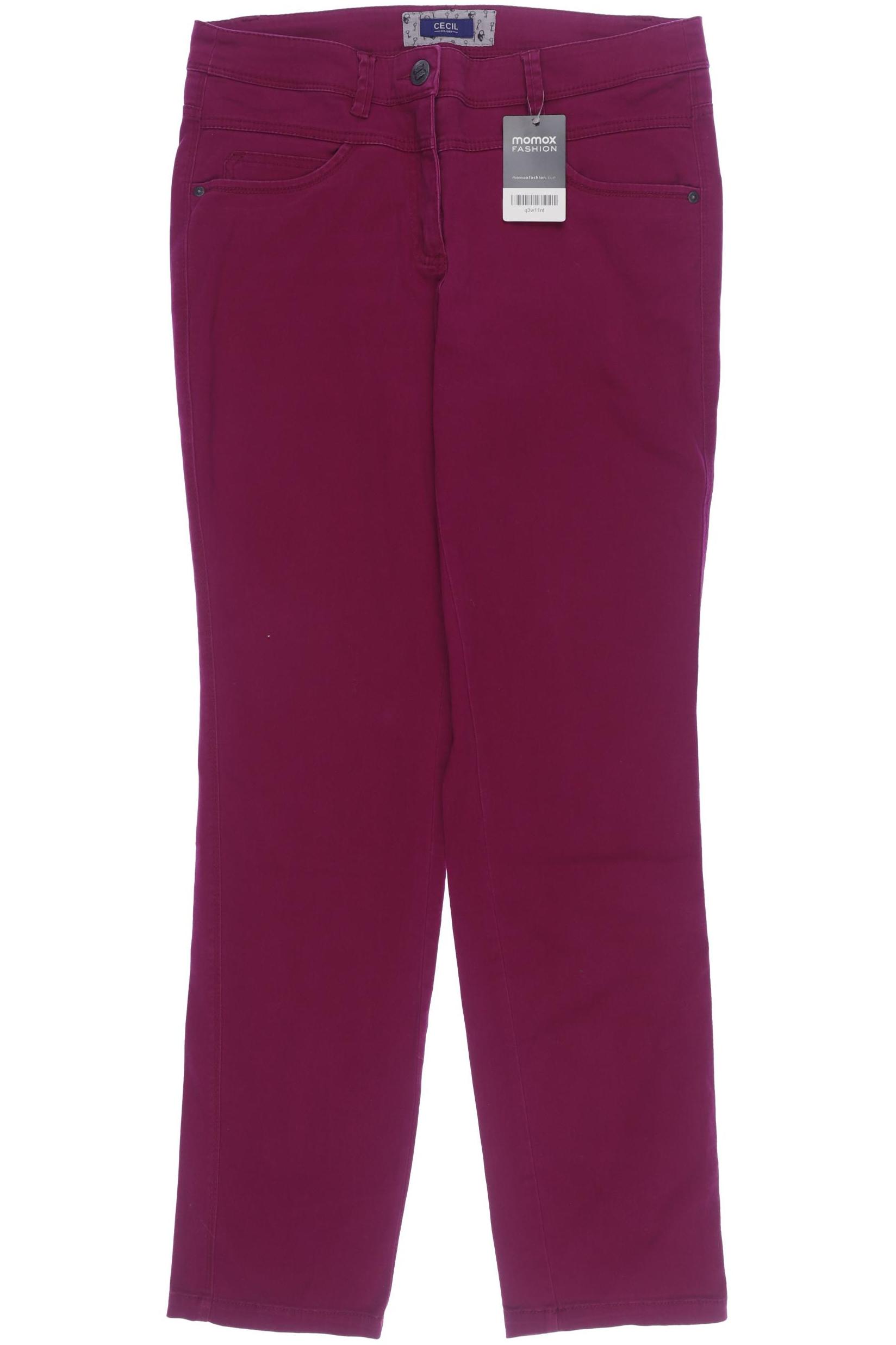 

Cecil Damen Jeans, bordeaux, Gr. 30