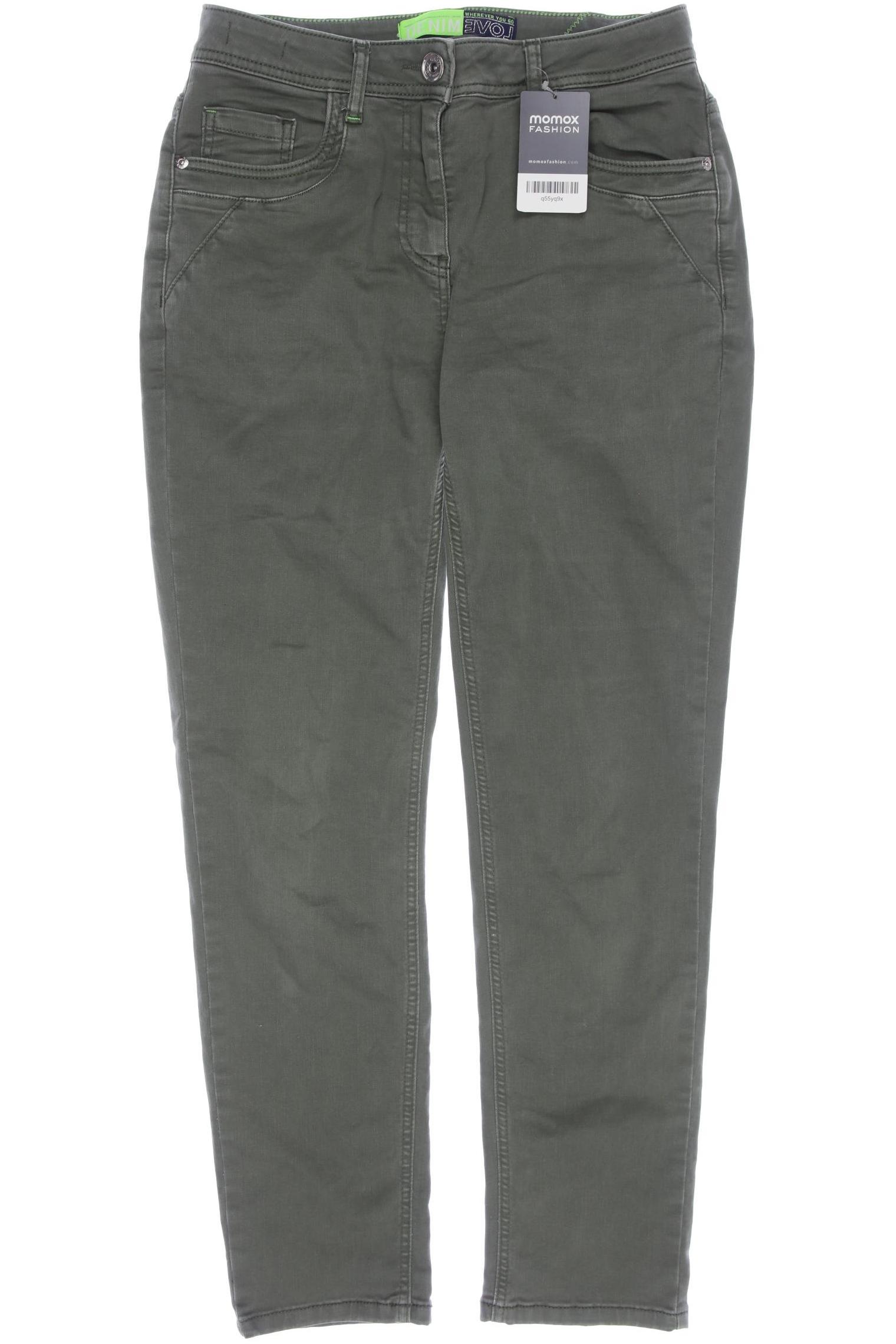

Cecil Damen Jeans, grün, Gr. 28