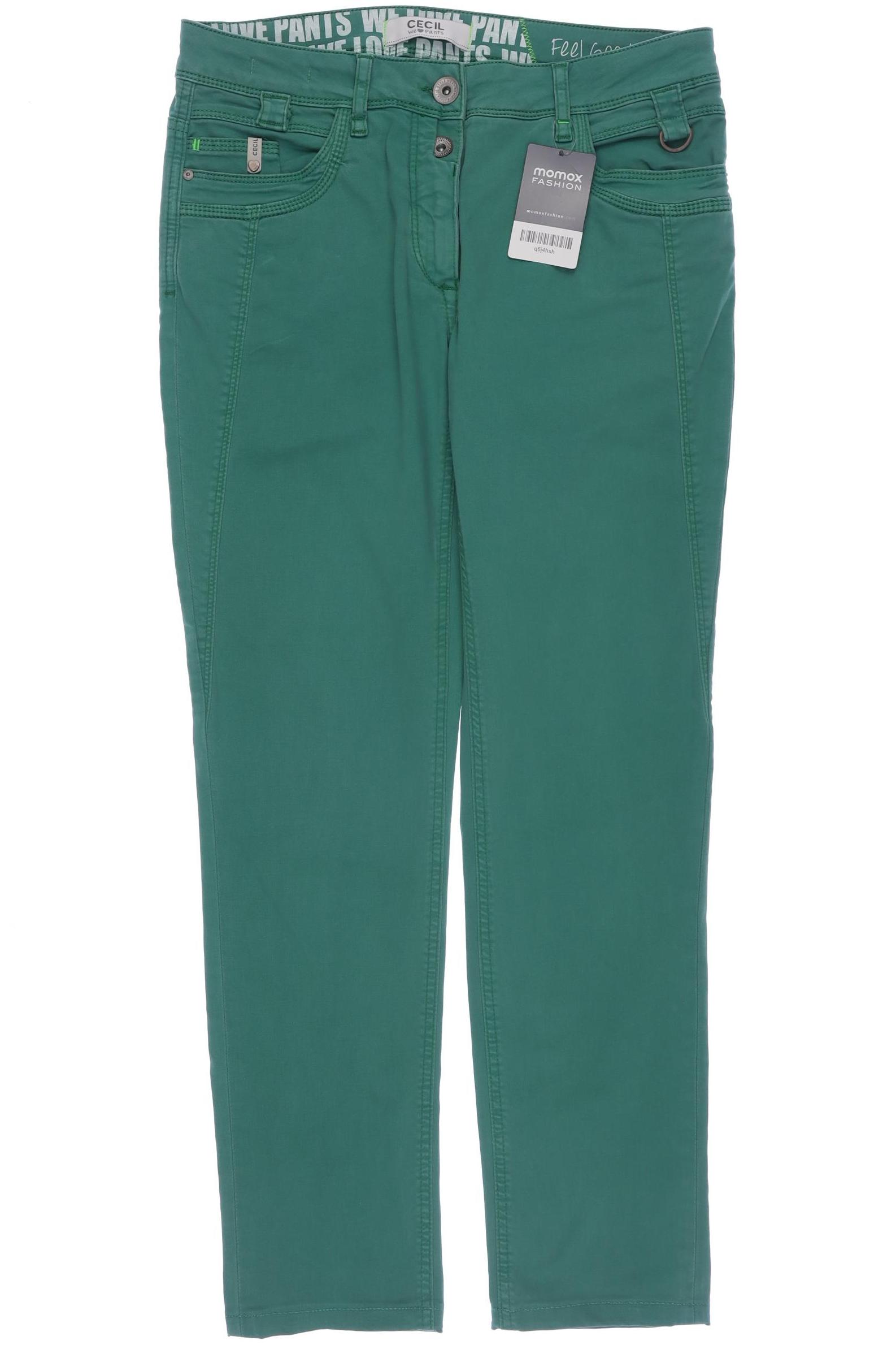 

Cecil Damen Jeans, grün, Gr. 28
