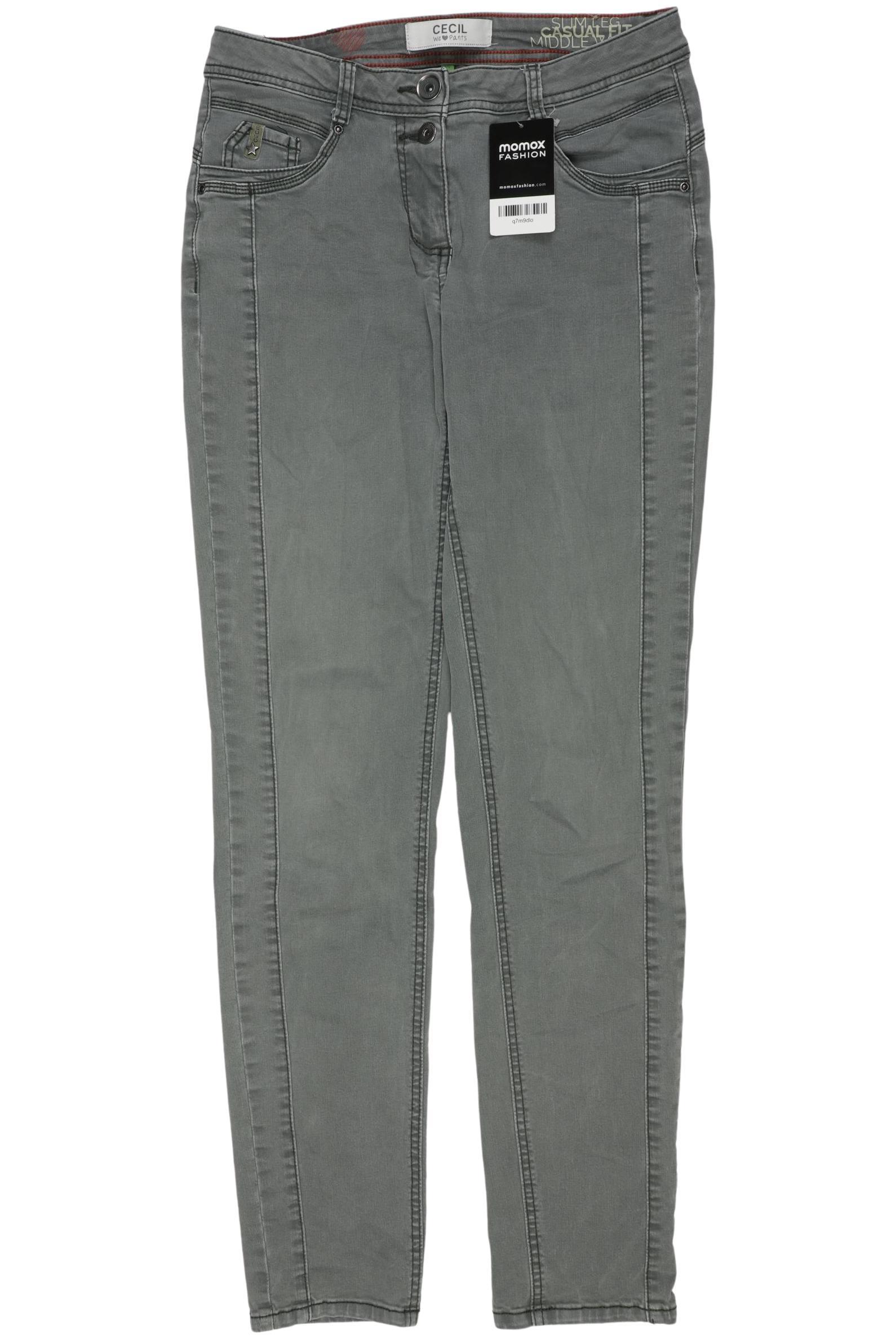 

Cecil Damen Jeans, grau, Gr. 26