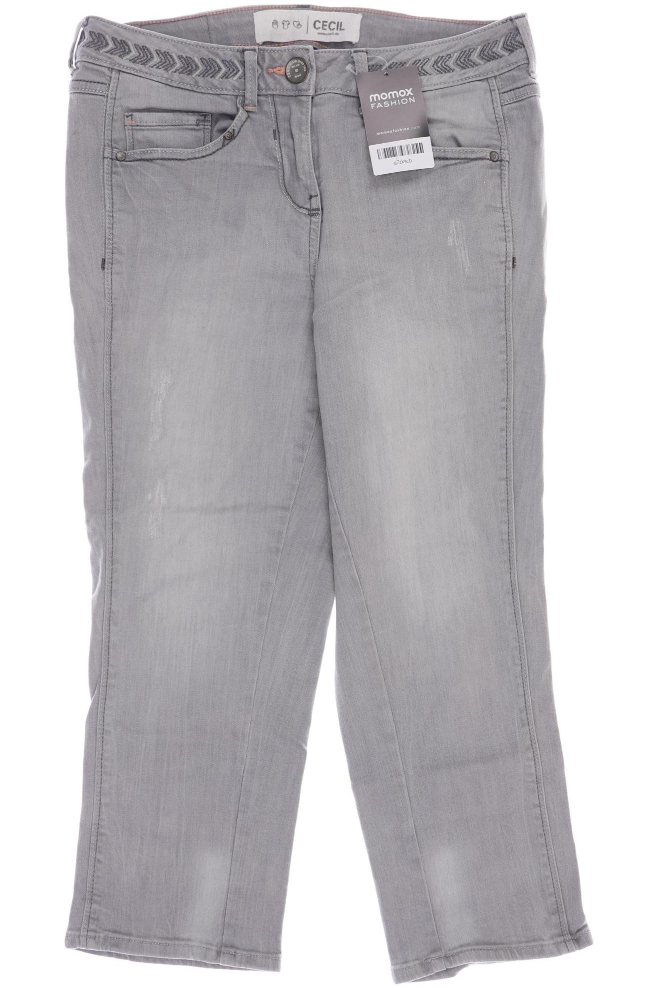 

CECIL Damen Jeans, grau