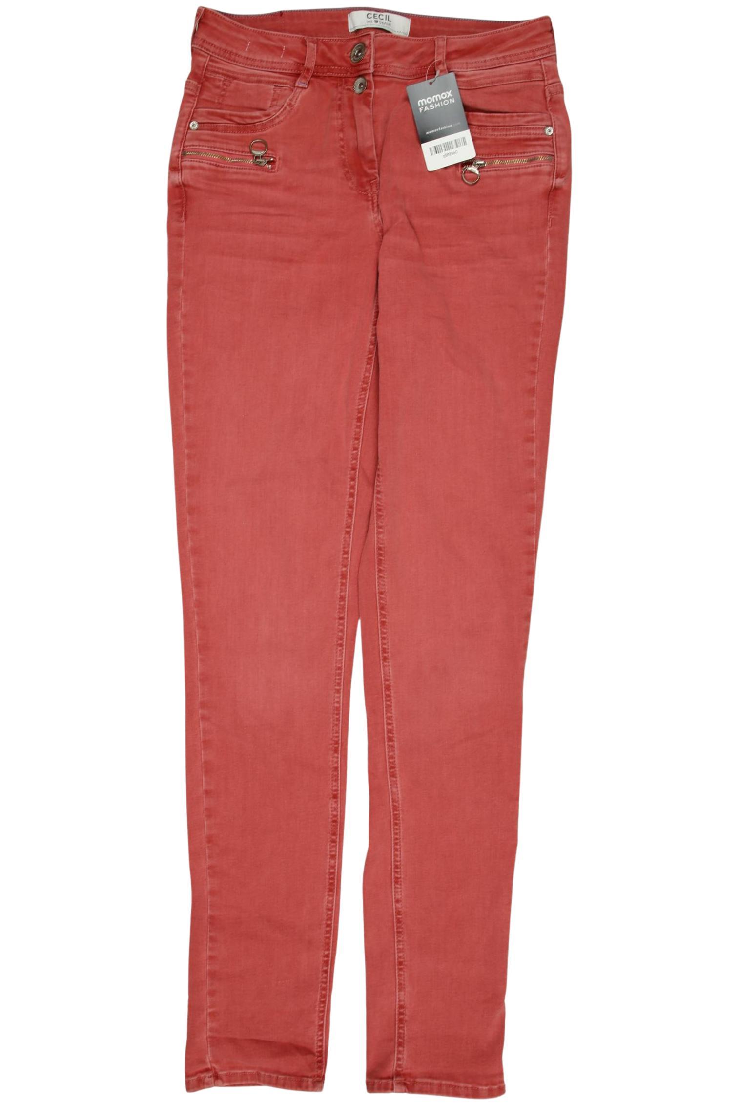 

Cecil Damen Jeans, rot, Gr. 27