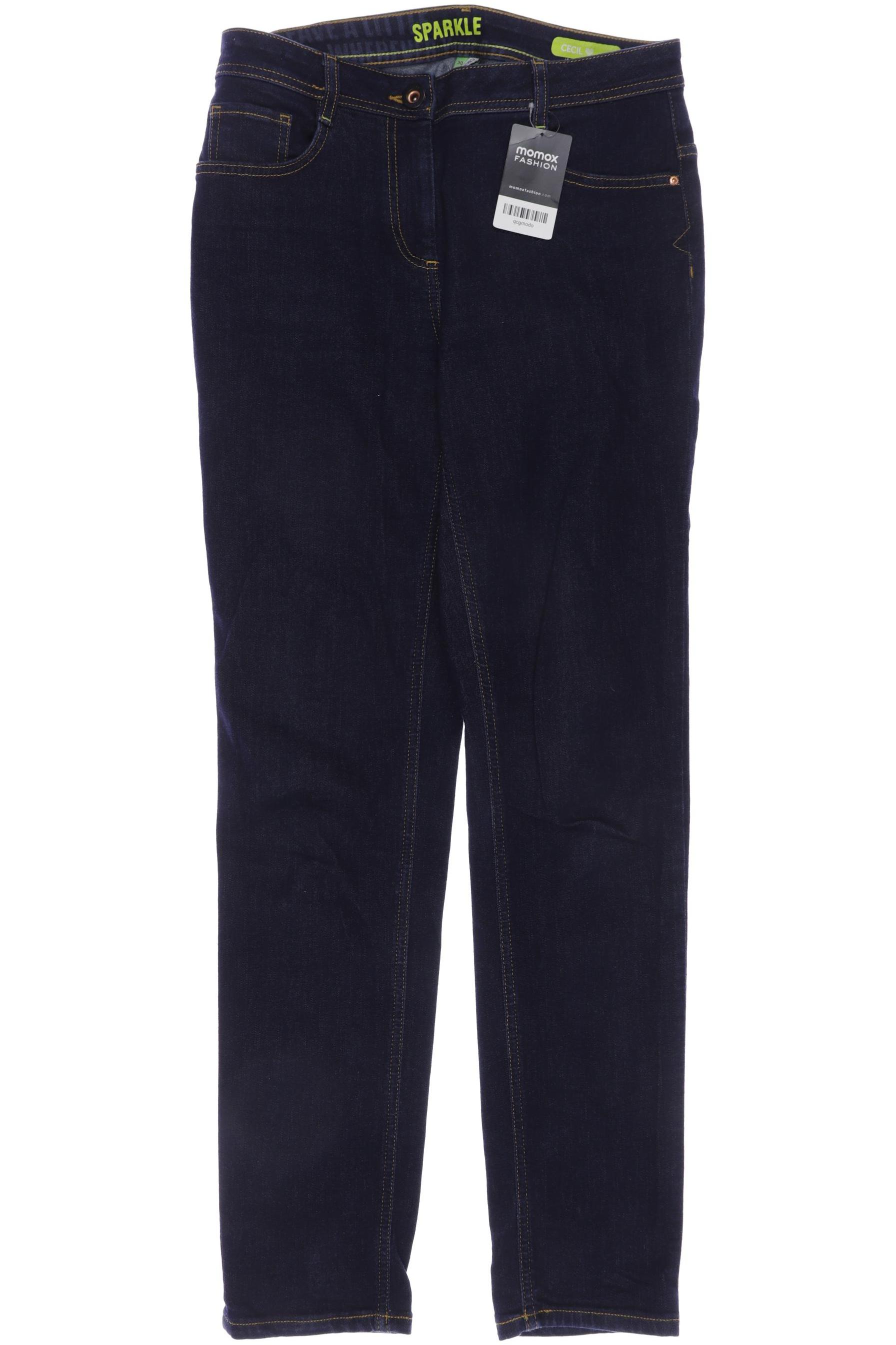 

CECIL Damen Jeans, marineblau