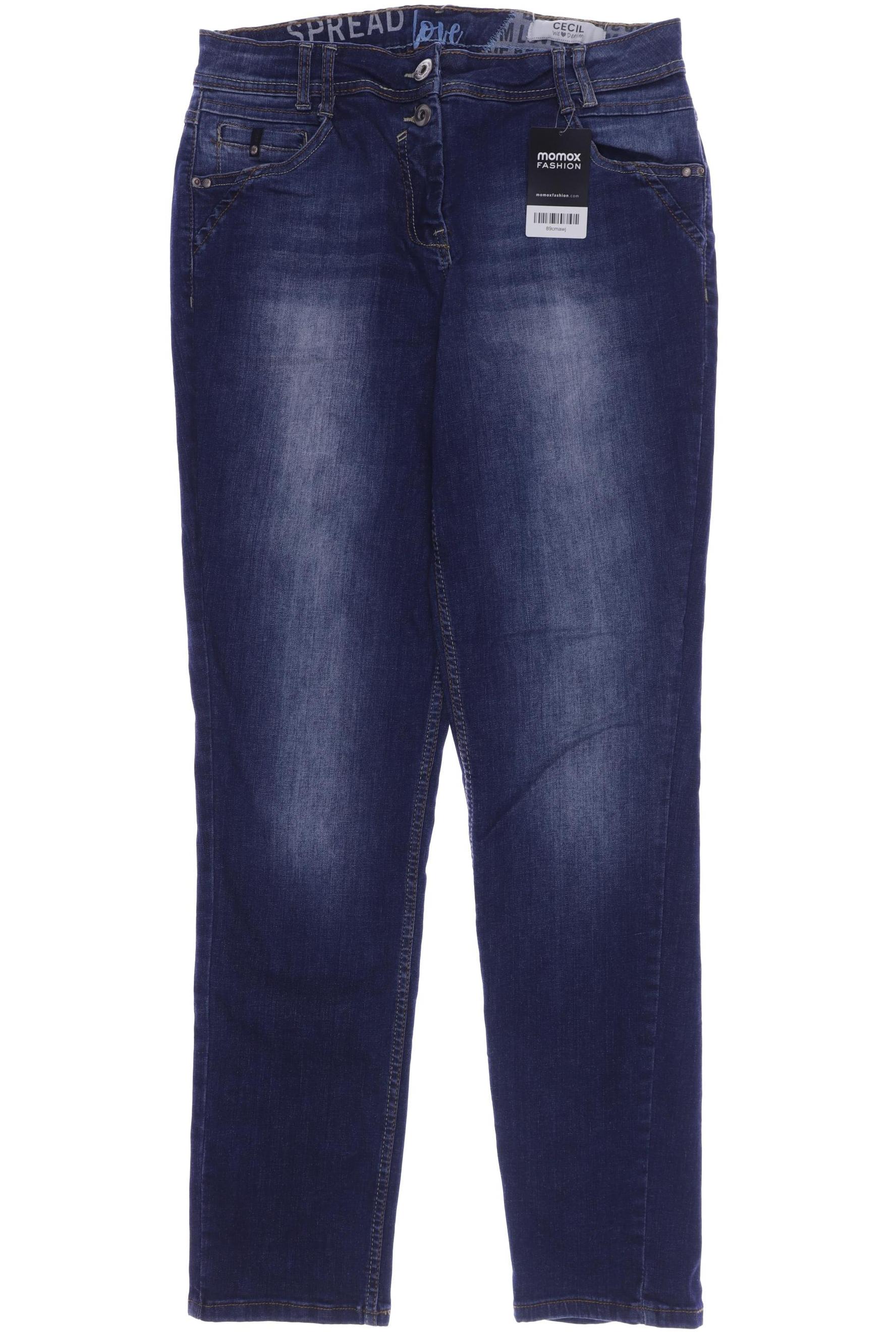 

CECIL Damen Jeans, blau