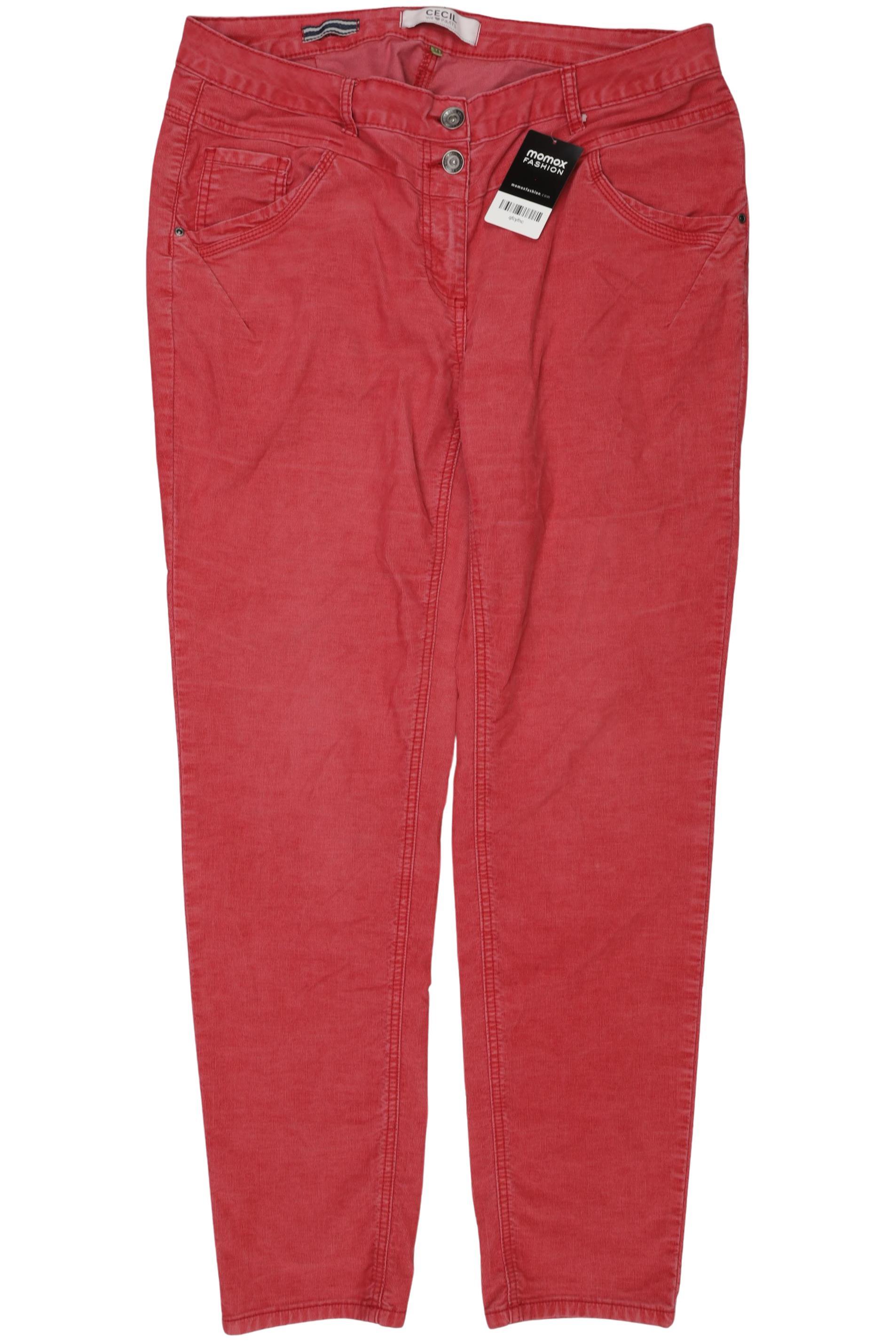 

Cecil Damen Jeans, rot, Gr. 34
