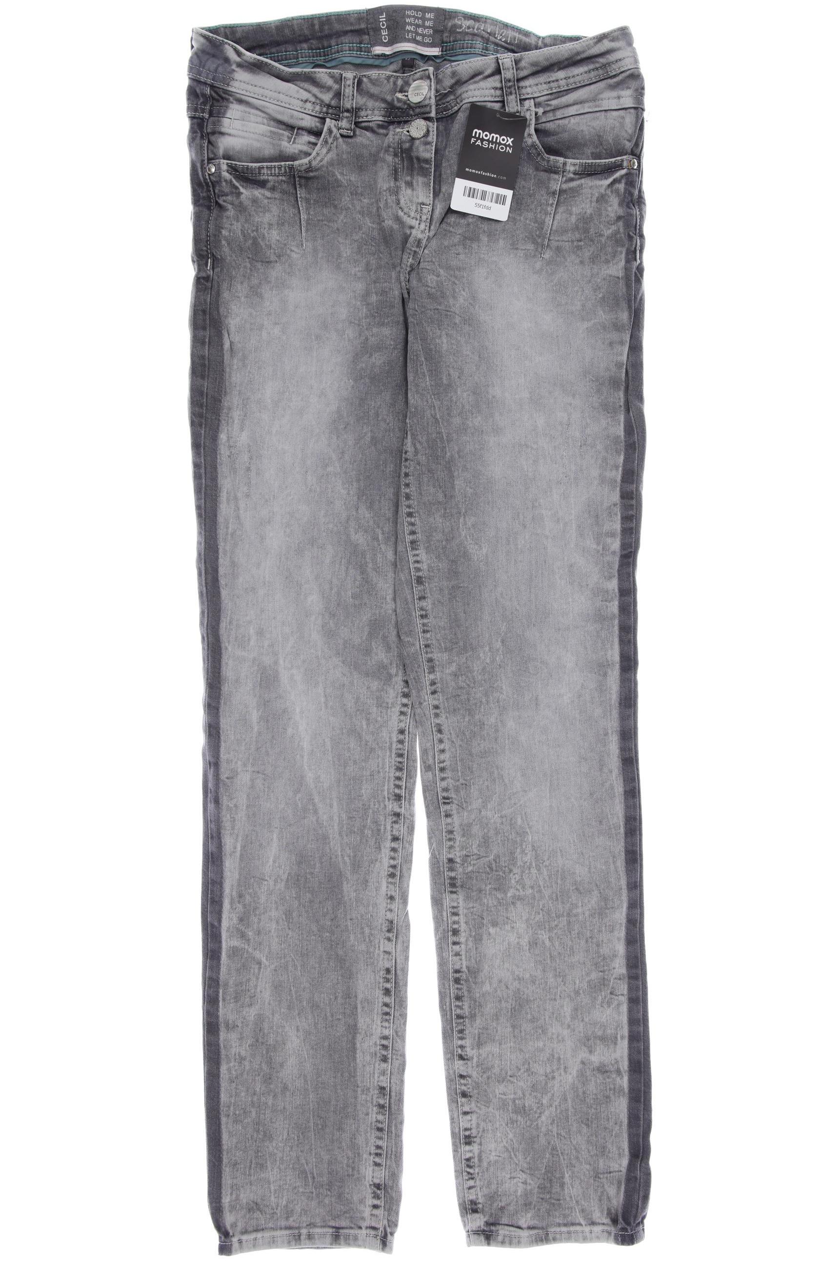 

CECIL Damen Jeans, grau