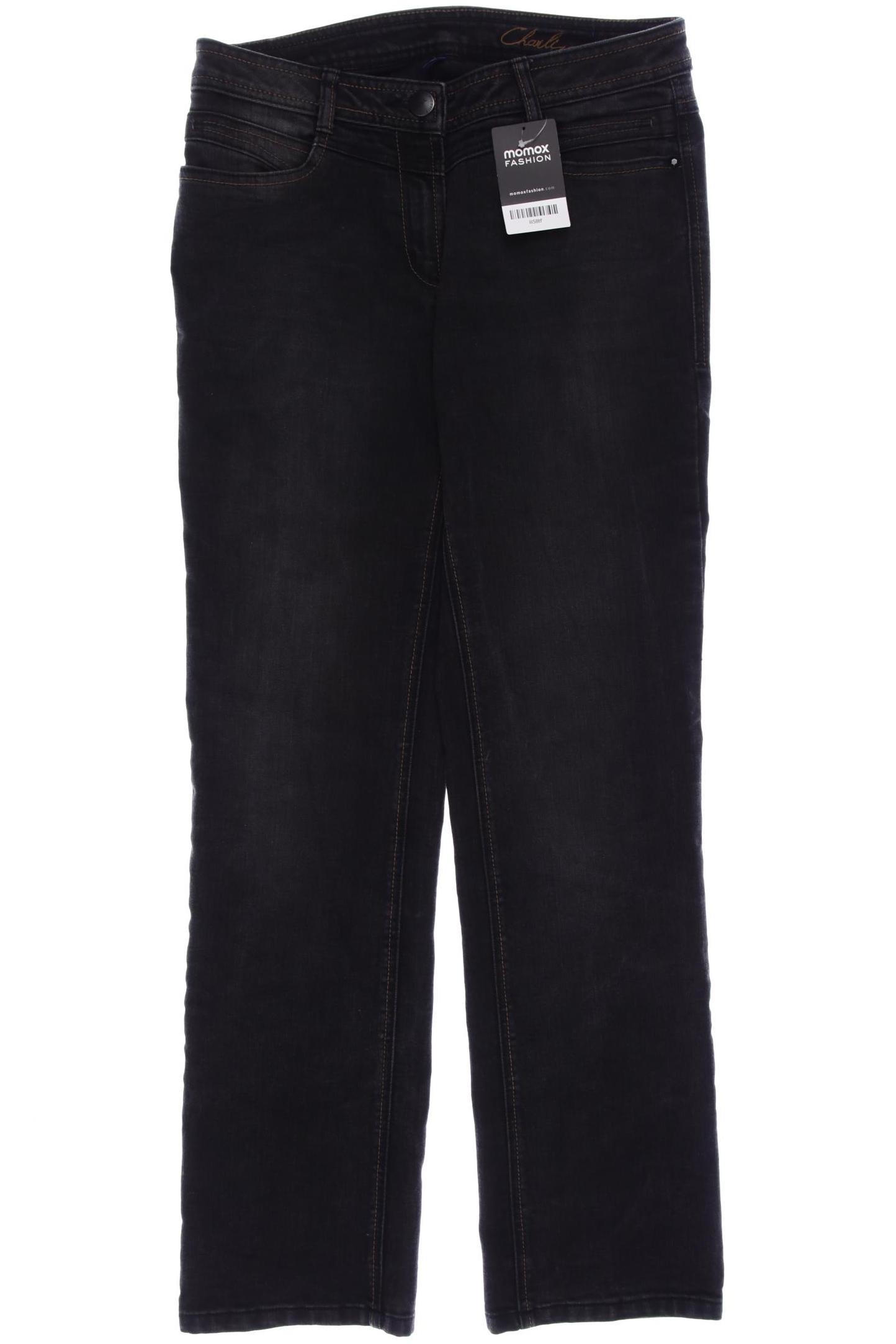 

CECIL Damen Jeans, schwarz
