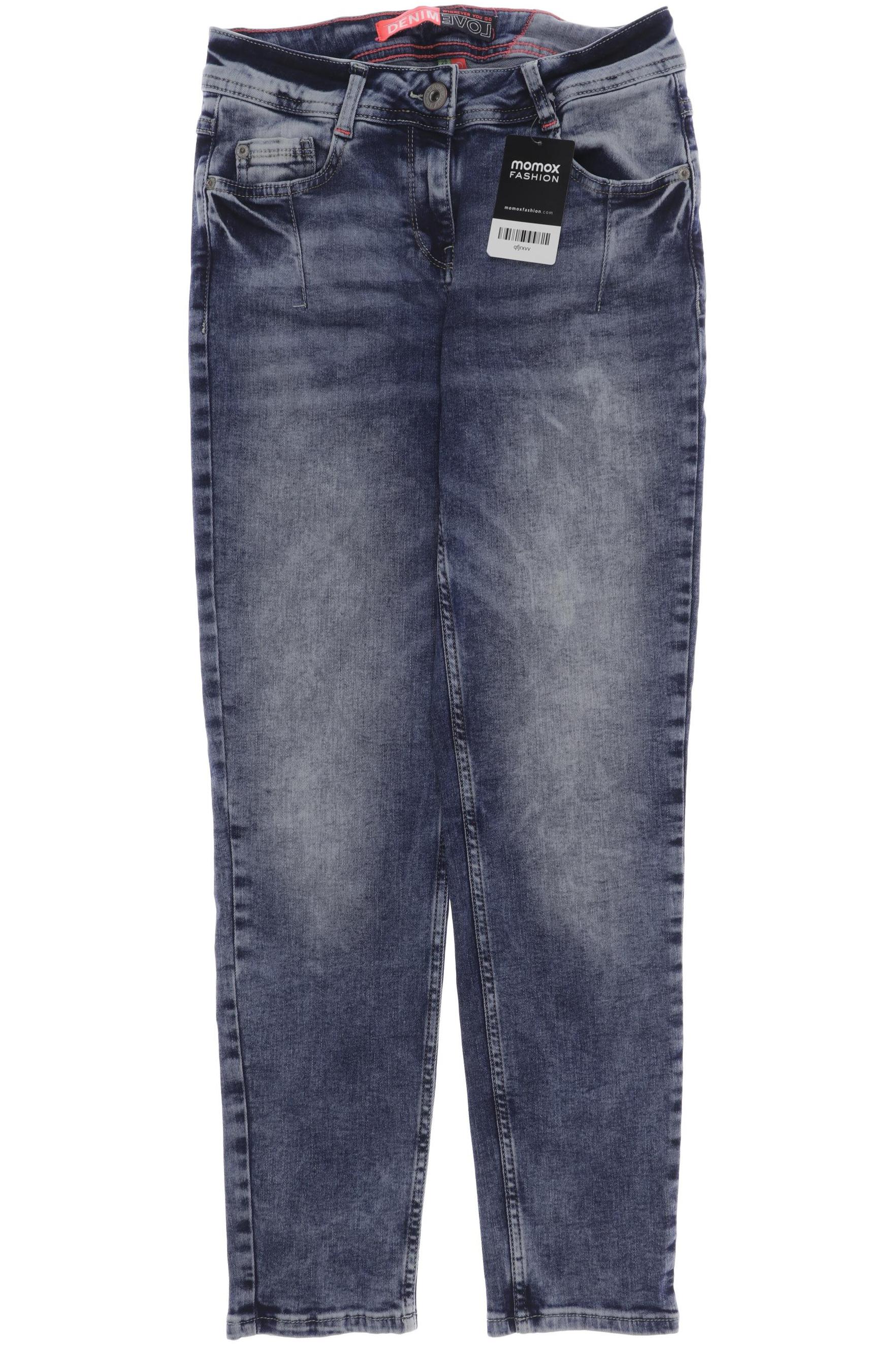 

CECIL Damen Jeans, blau