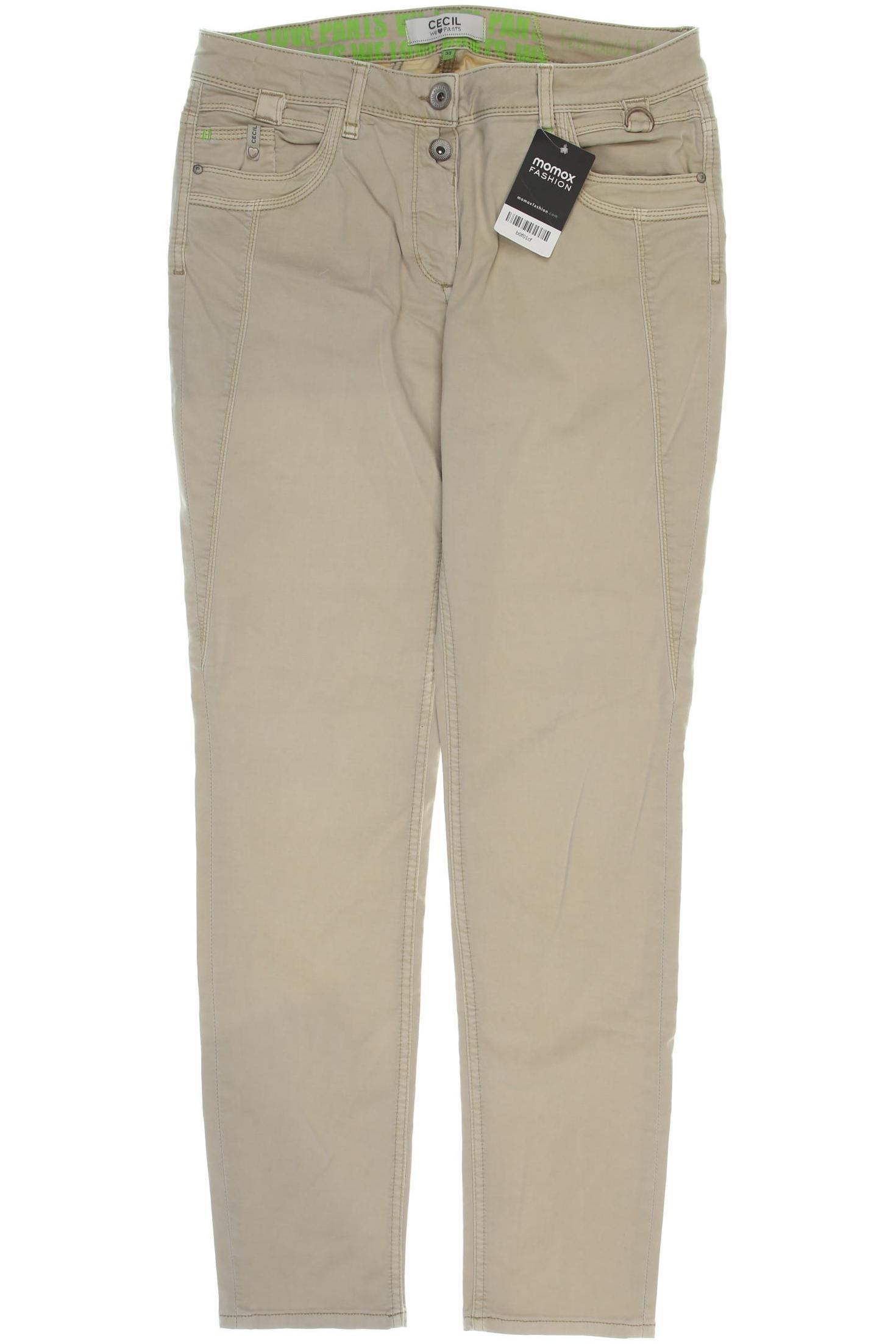 

Cecil Damen Jeans, beige, Gr. 30