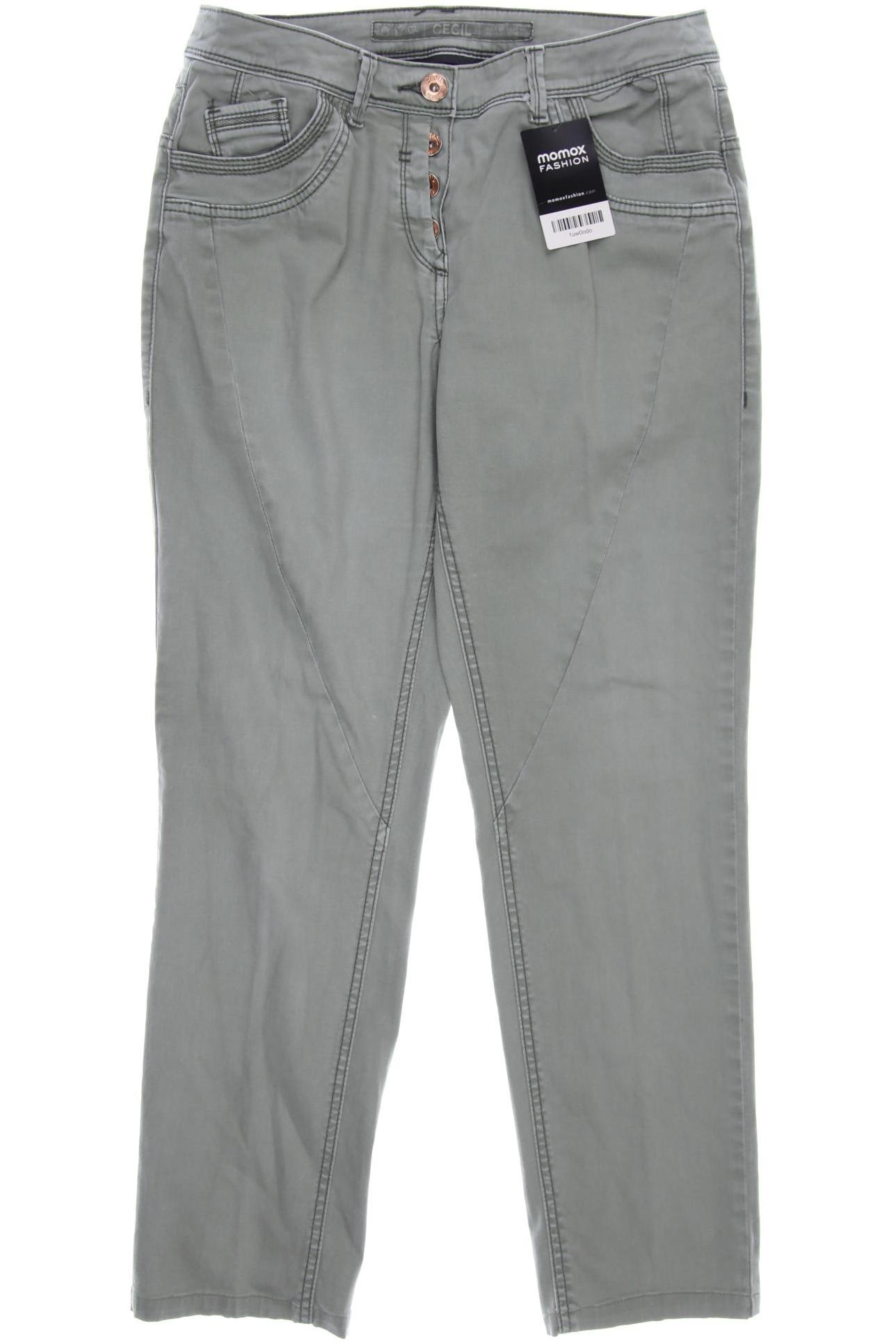 

CECIL Damen Jeans, hellgrün