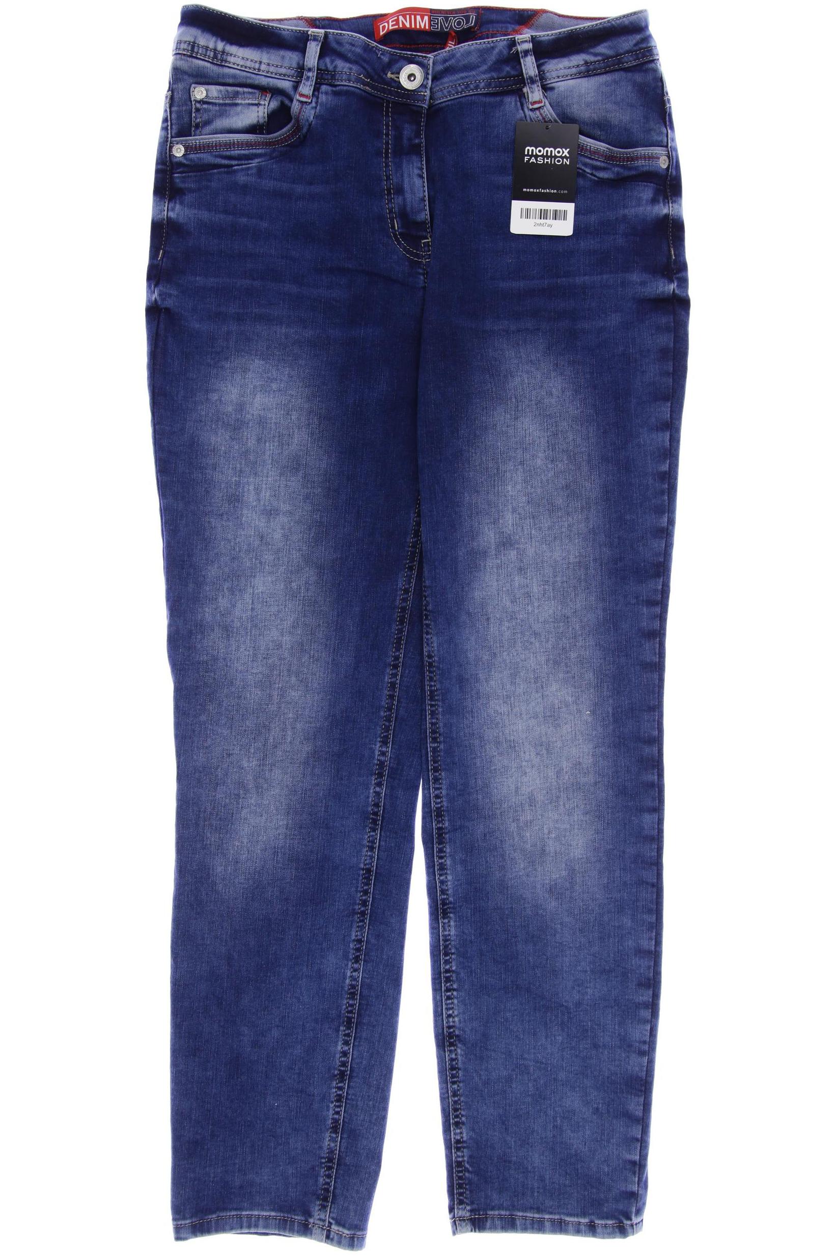 

CECIL Damen Jeans, blau