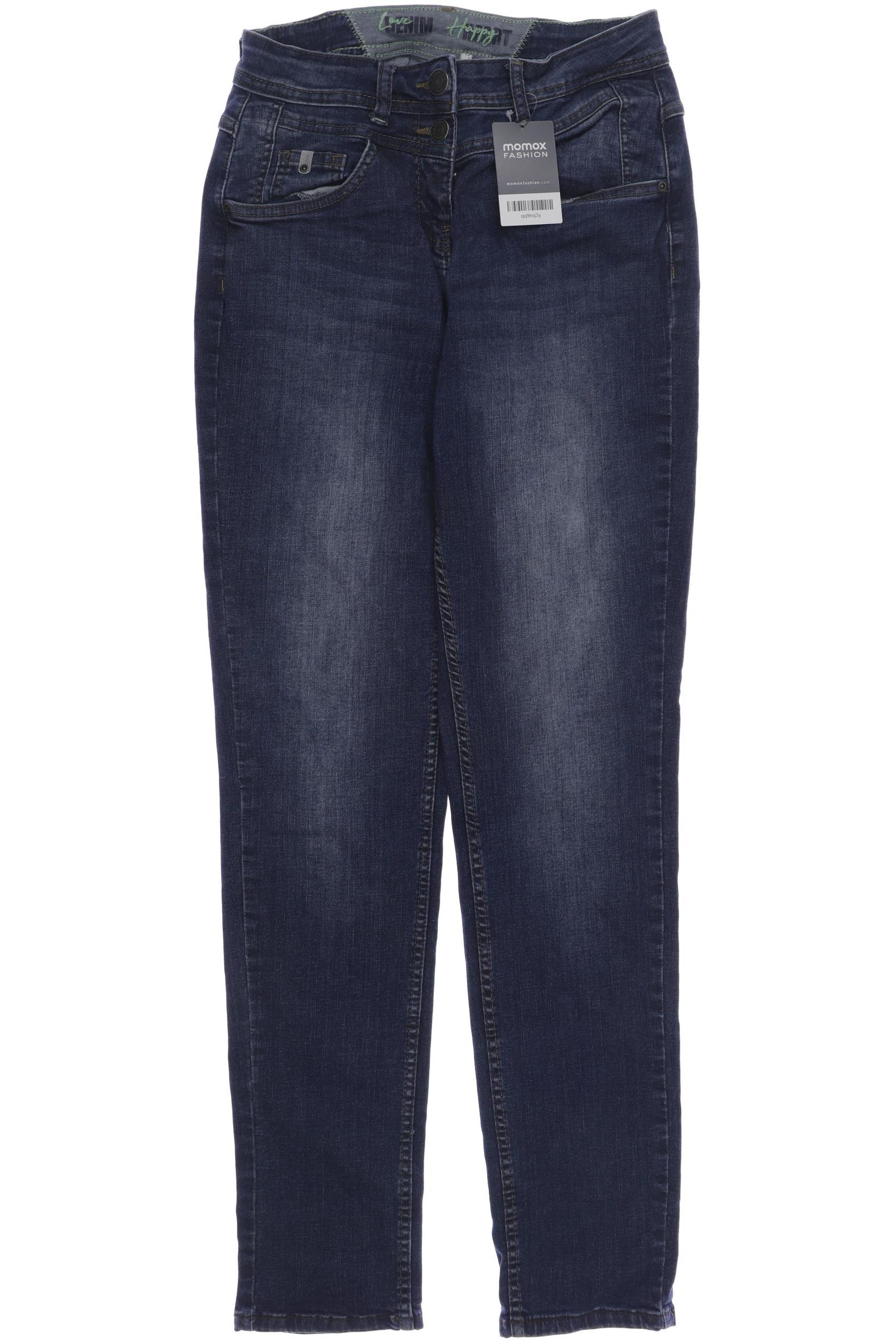 

CECIL Damen Jeans, blau