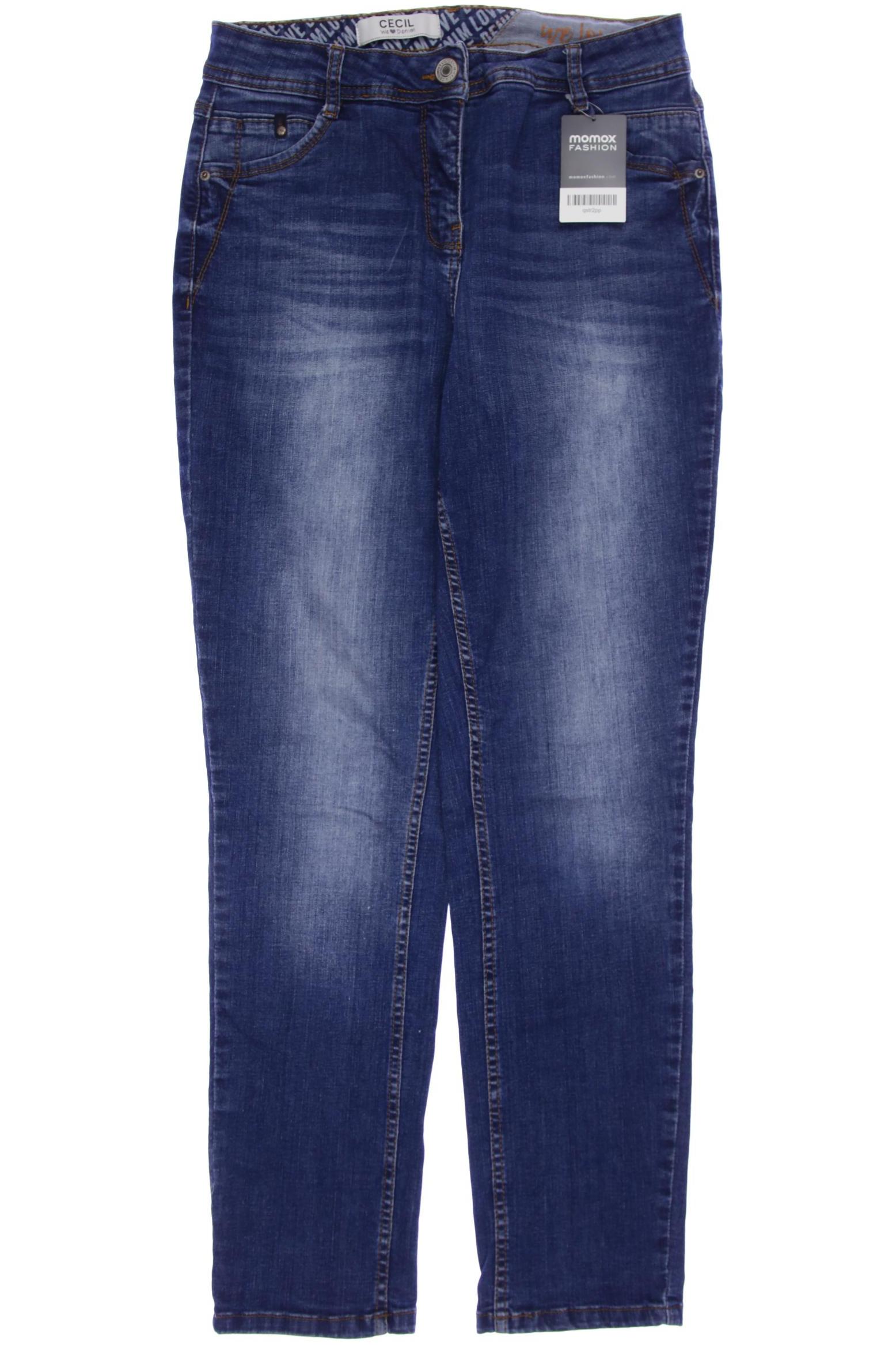 

CECIL Damen Jeans, blau