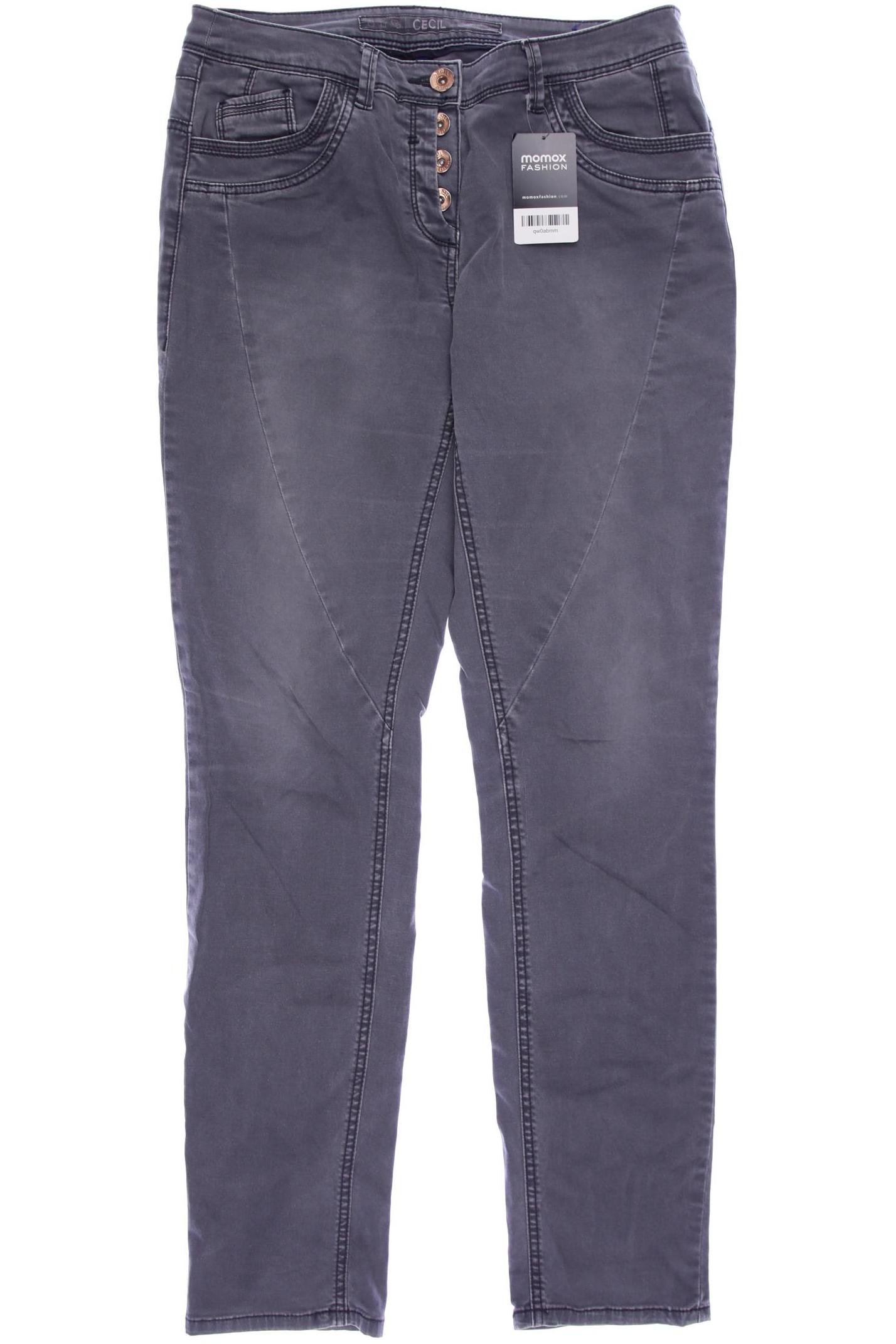 

CECIL Damen Jeans, grau