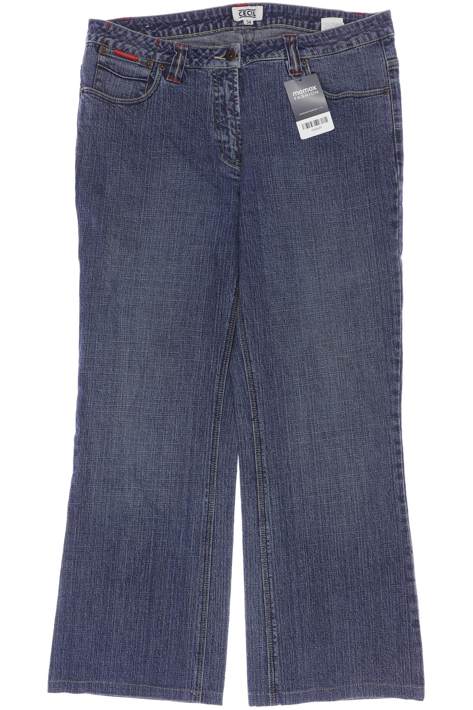 

CECIL Damen Jeans, marineblau