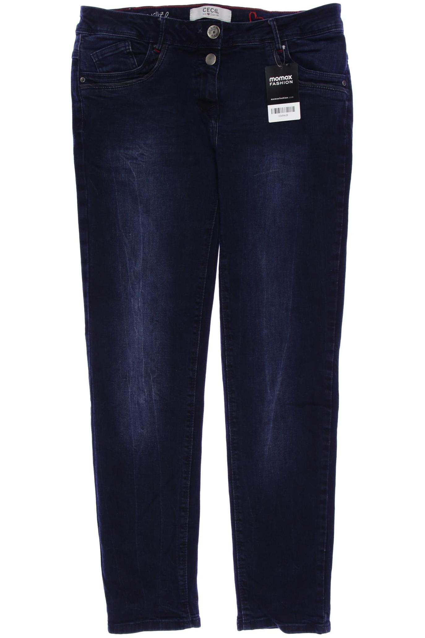 

CECIL Damen Jeans, marineblau
