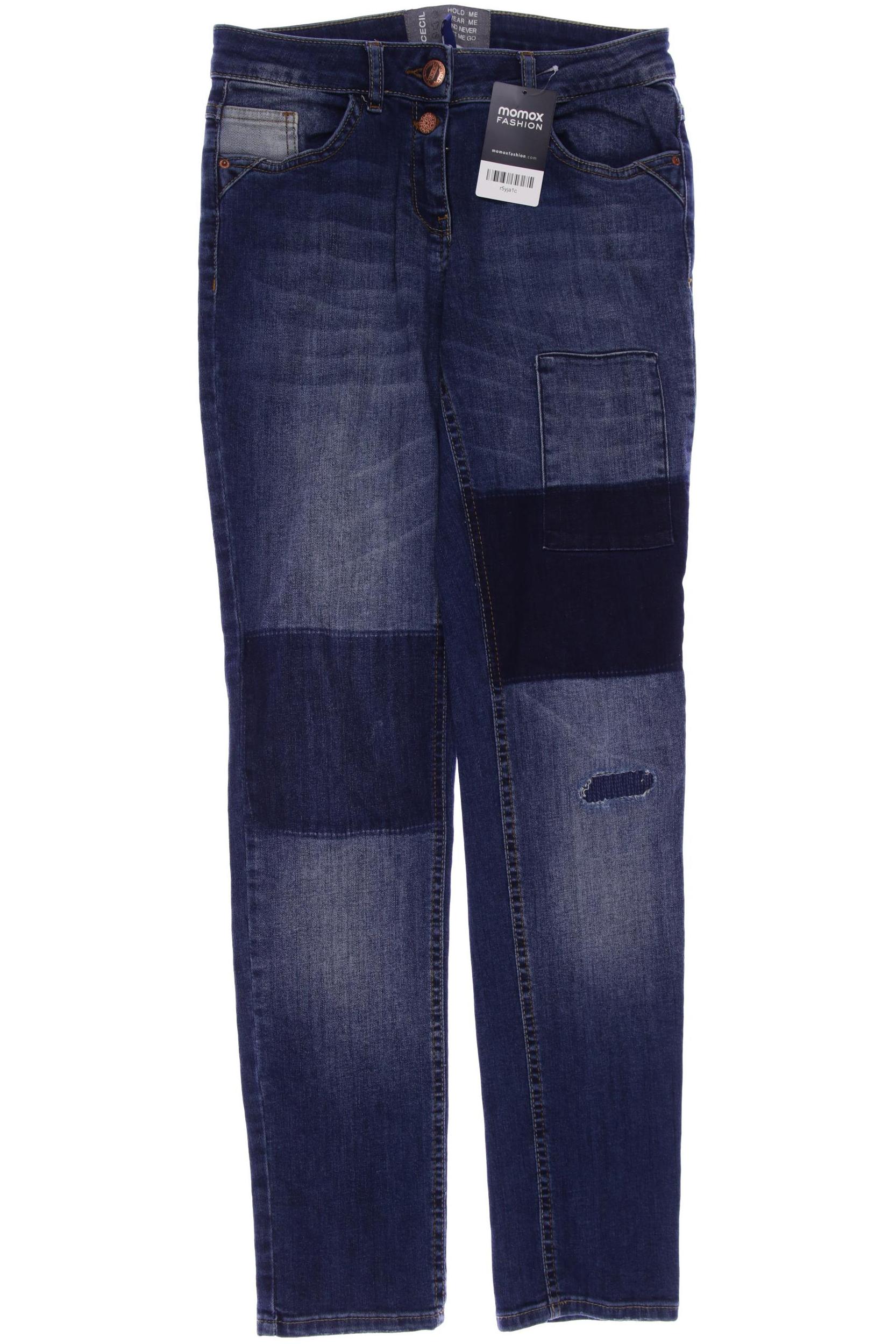 

CECIL Damen Jeans, marineblau