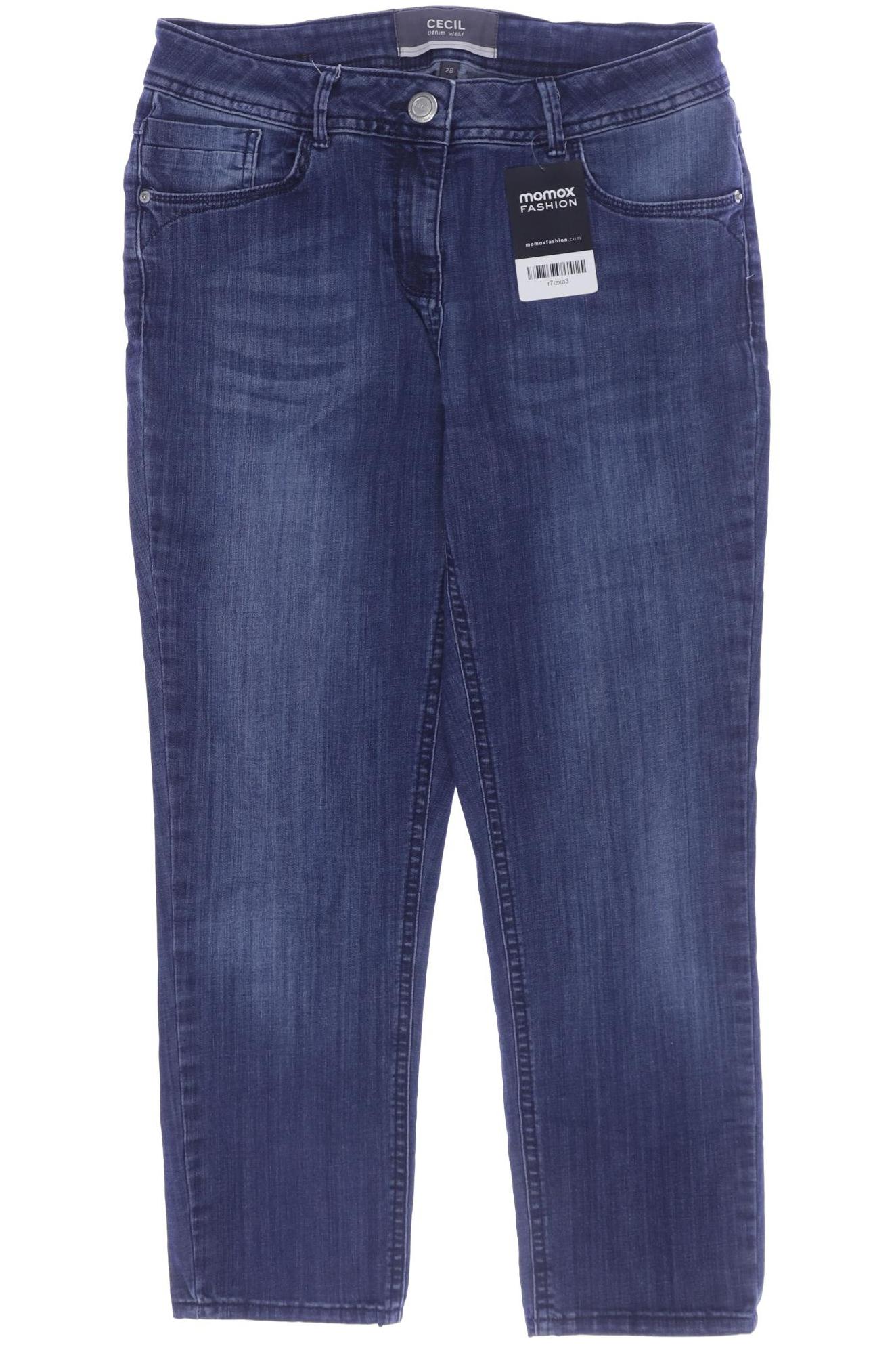 

CECIL Damen Jeans, blau