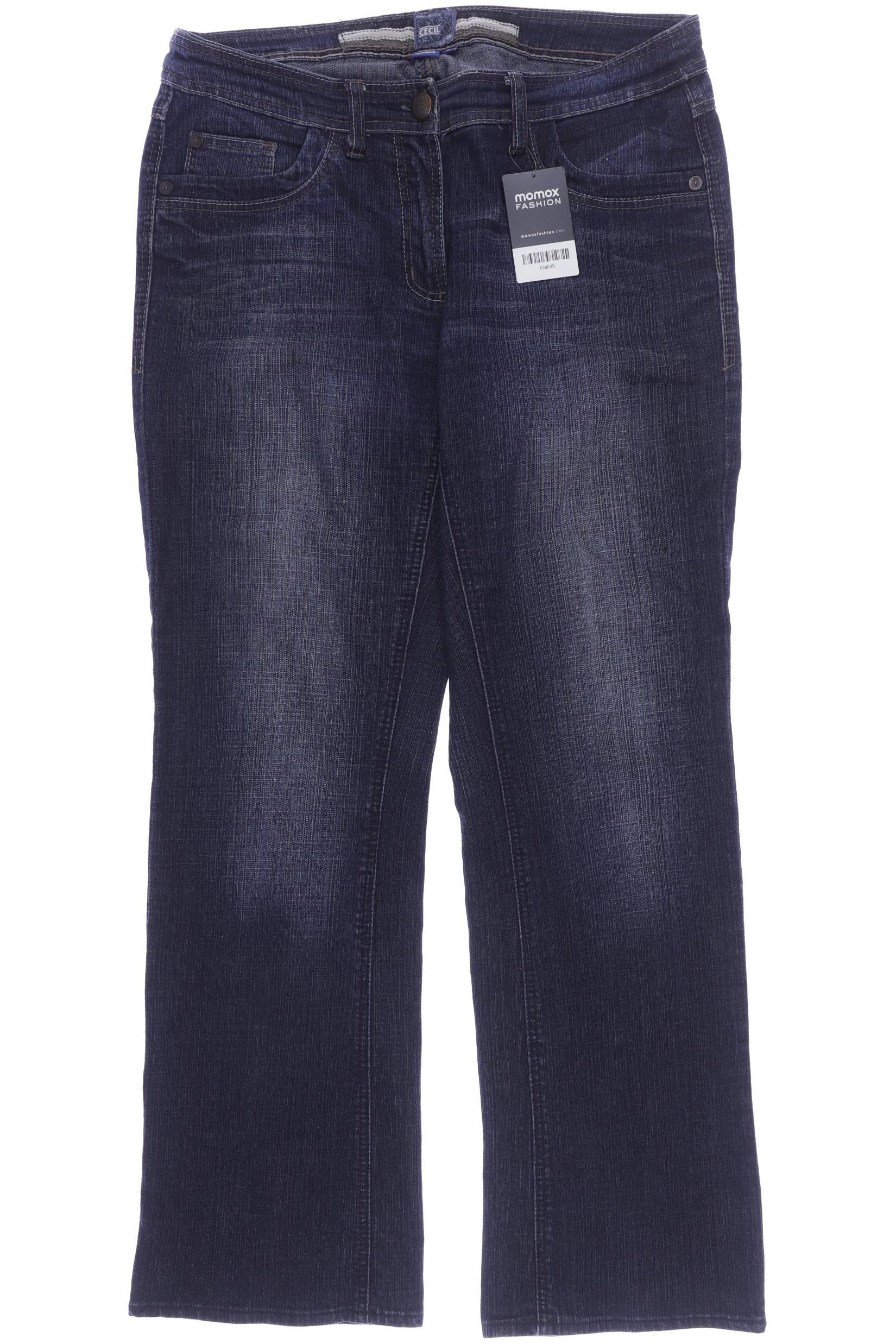 

CECIL Damen Jeans, marineblau