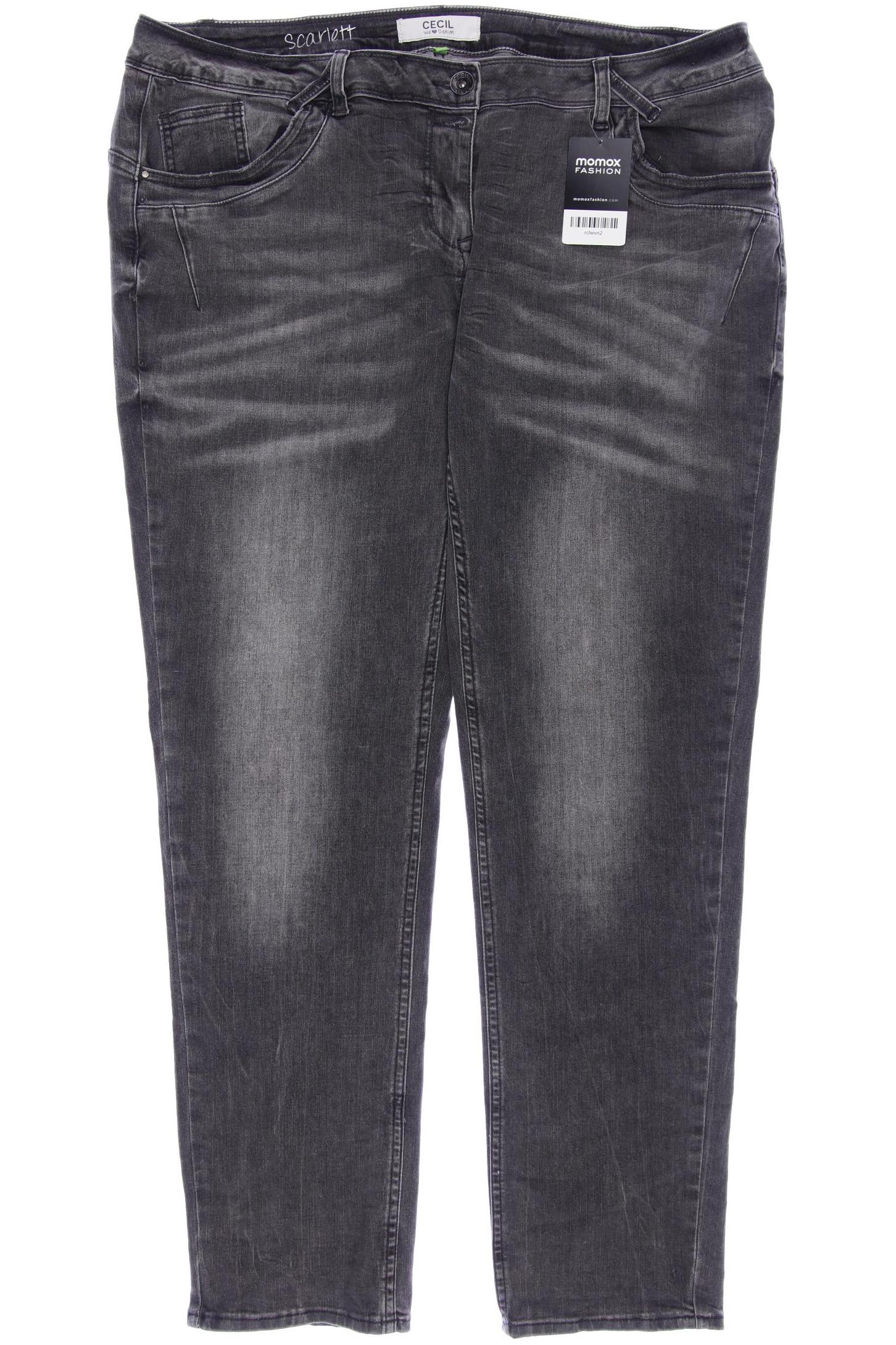 

CECIL Damen Jeans, grau