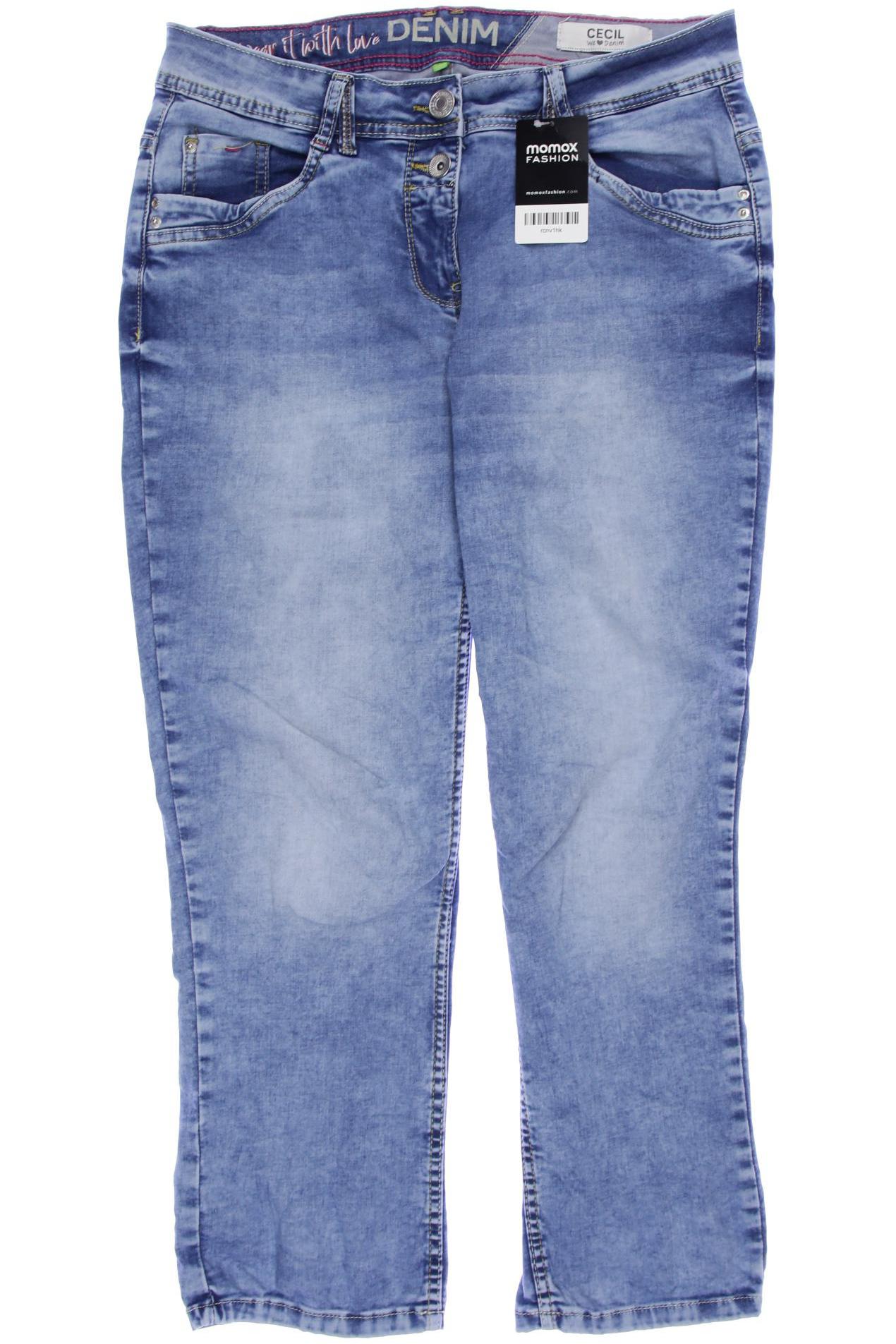 

CECIL Damen Jeans, blau