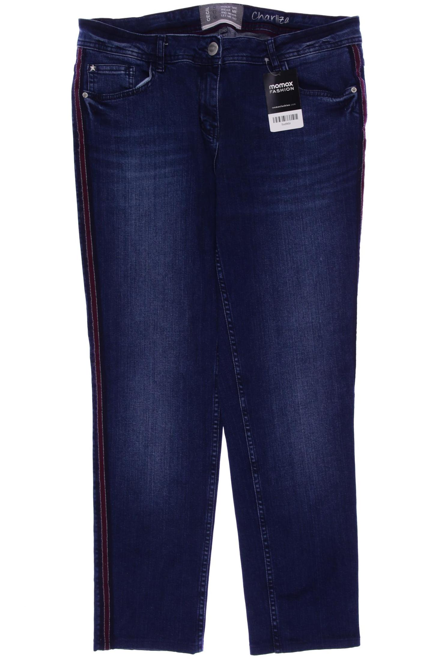 

CECIL Damen Jeans, blau