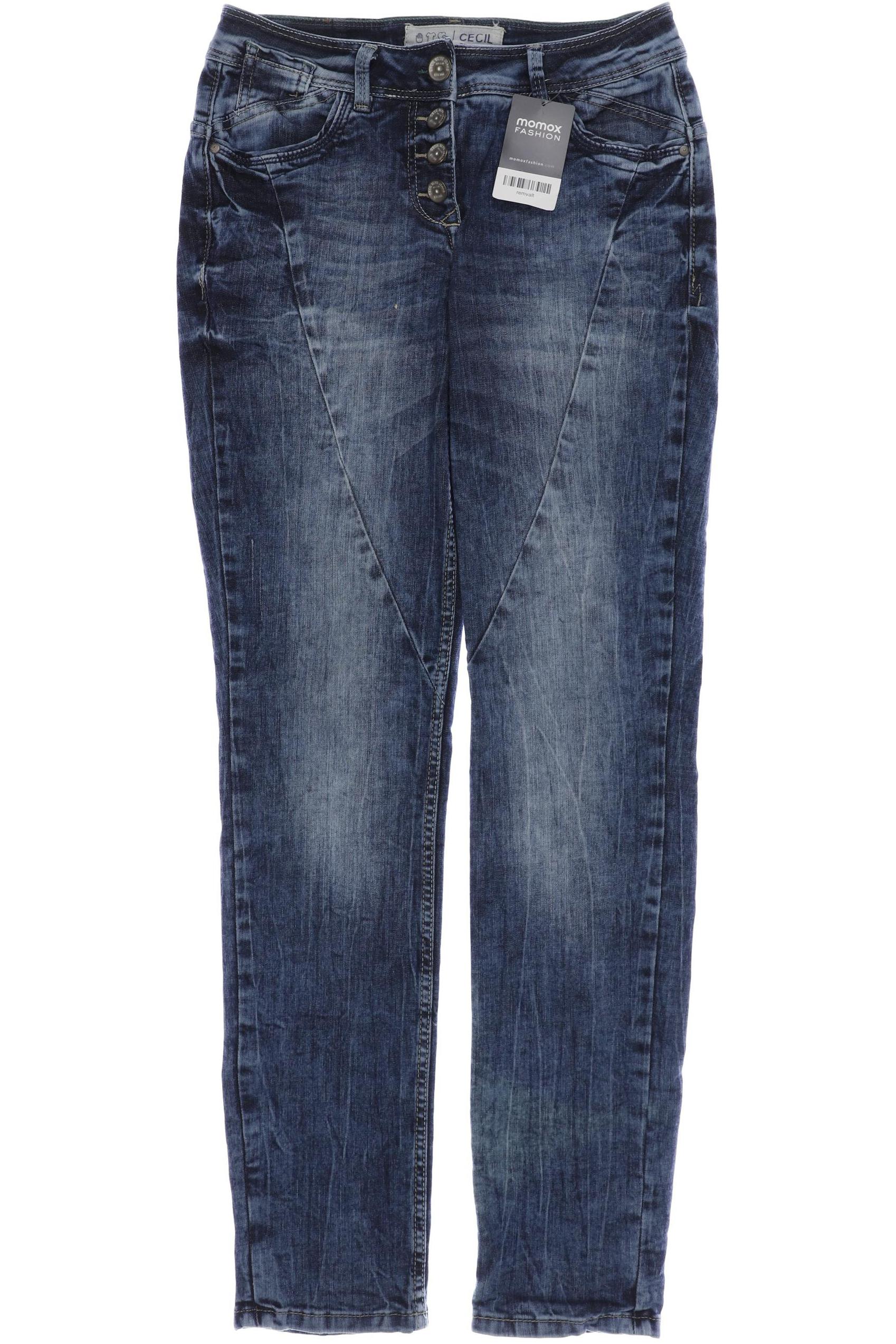 

CECIL Damen Jeans, blau