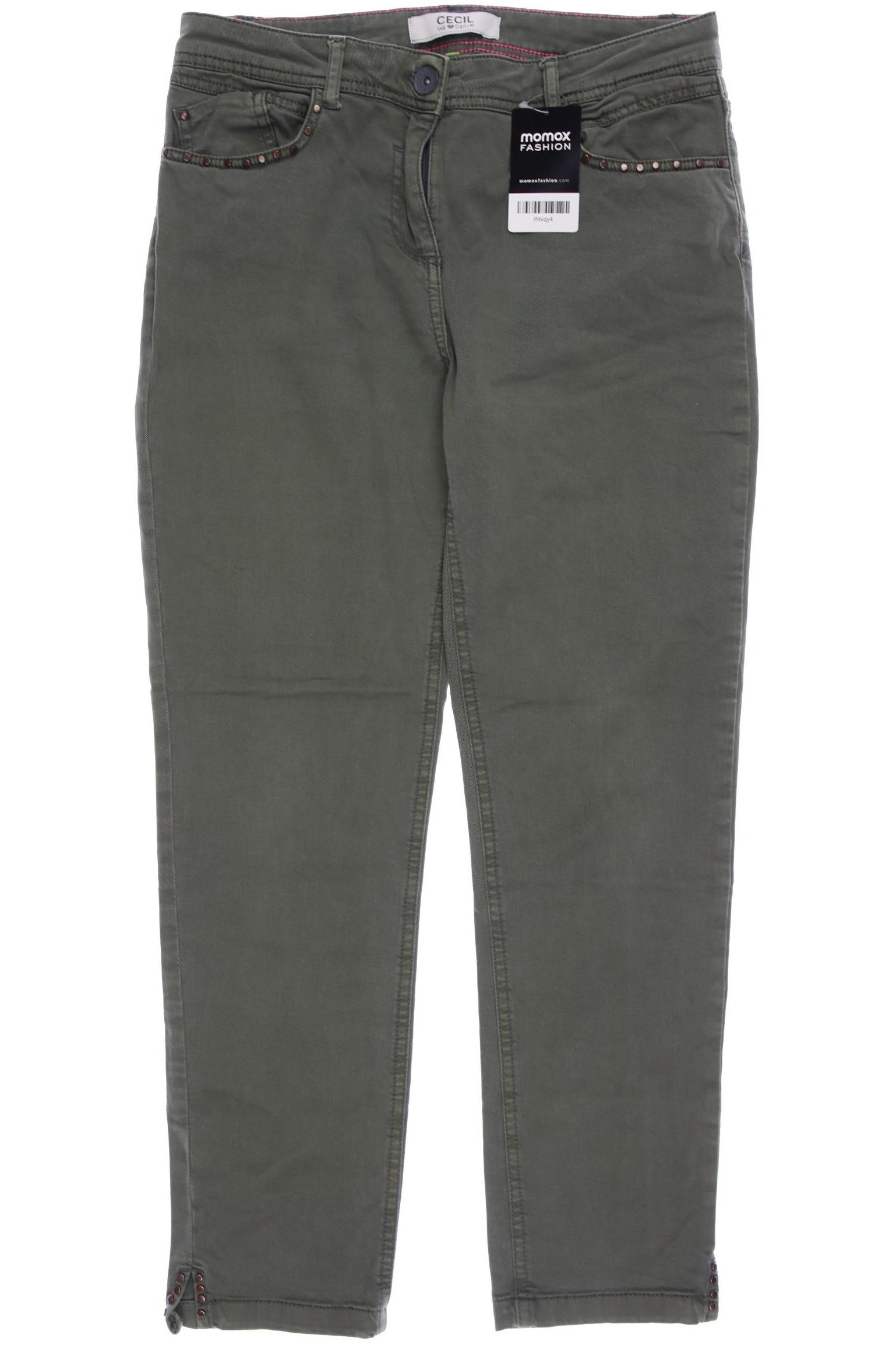 

CECIL Damen Jeans, grün